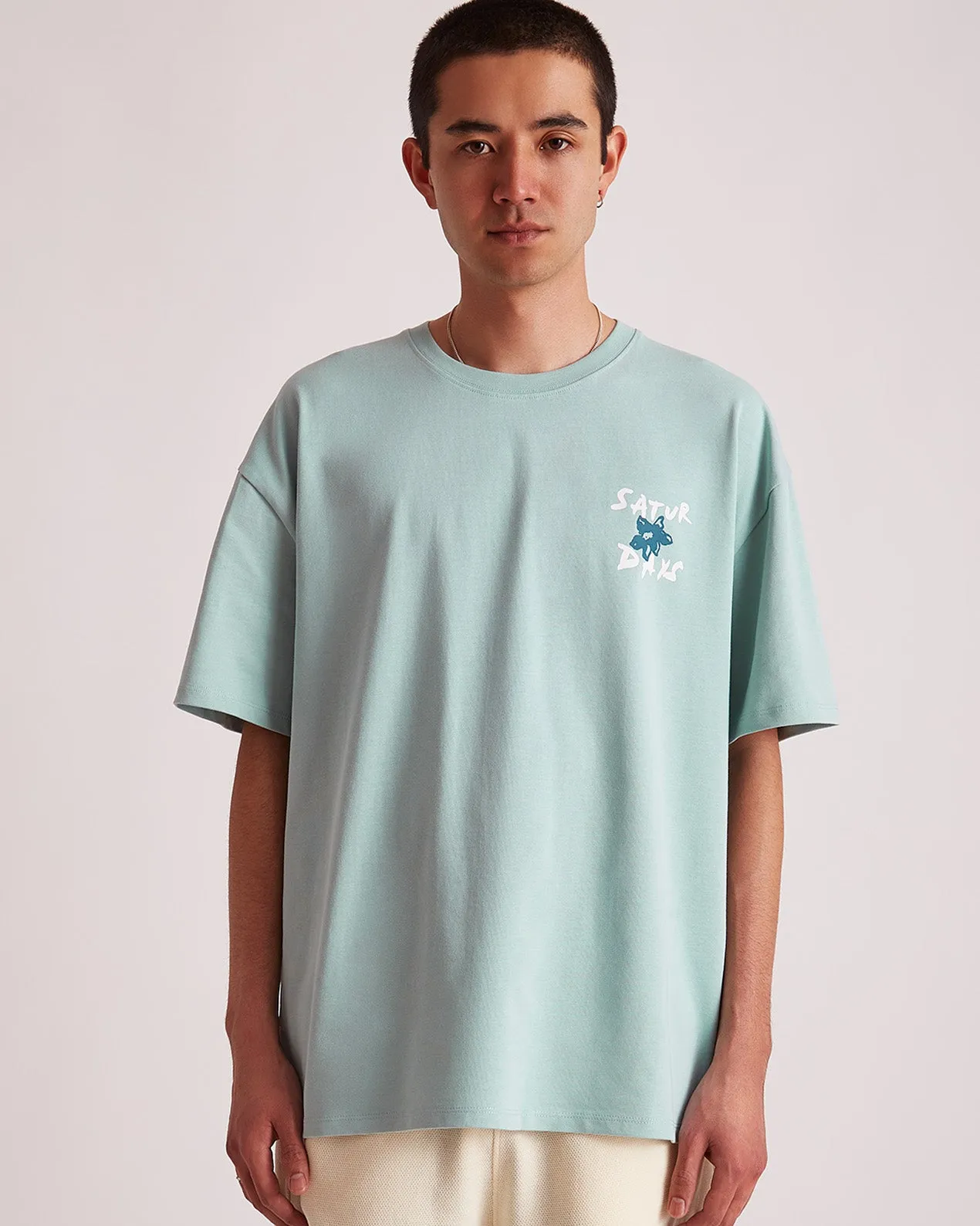 Flower Relaxed SS Tee sold by Saturdays New York City product image thumbnail 3