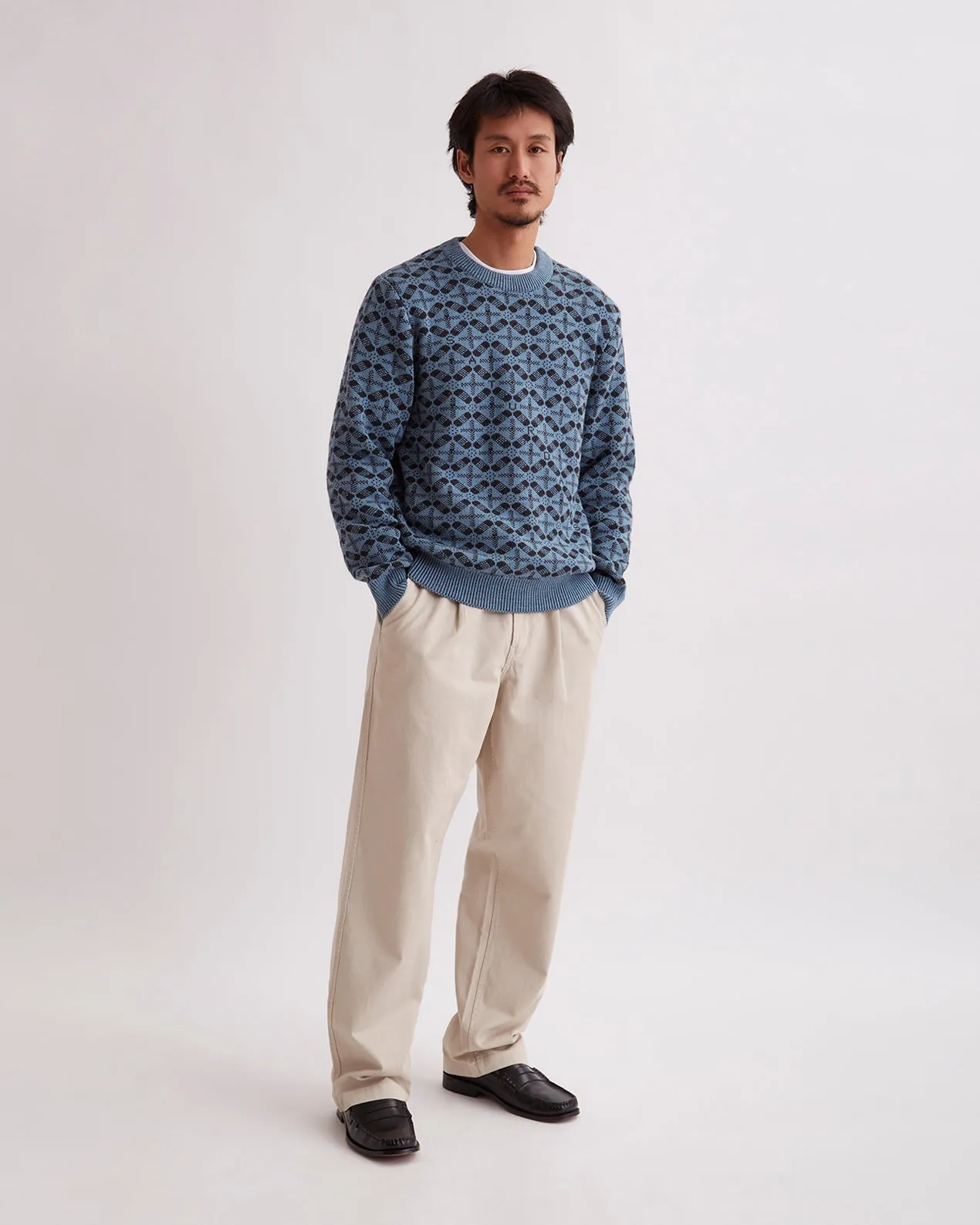 Greg Blockprint Sweater sold by Saturdays New York City product image thumbnail 2