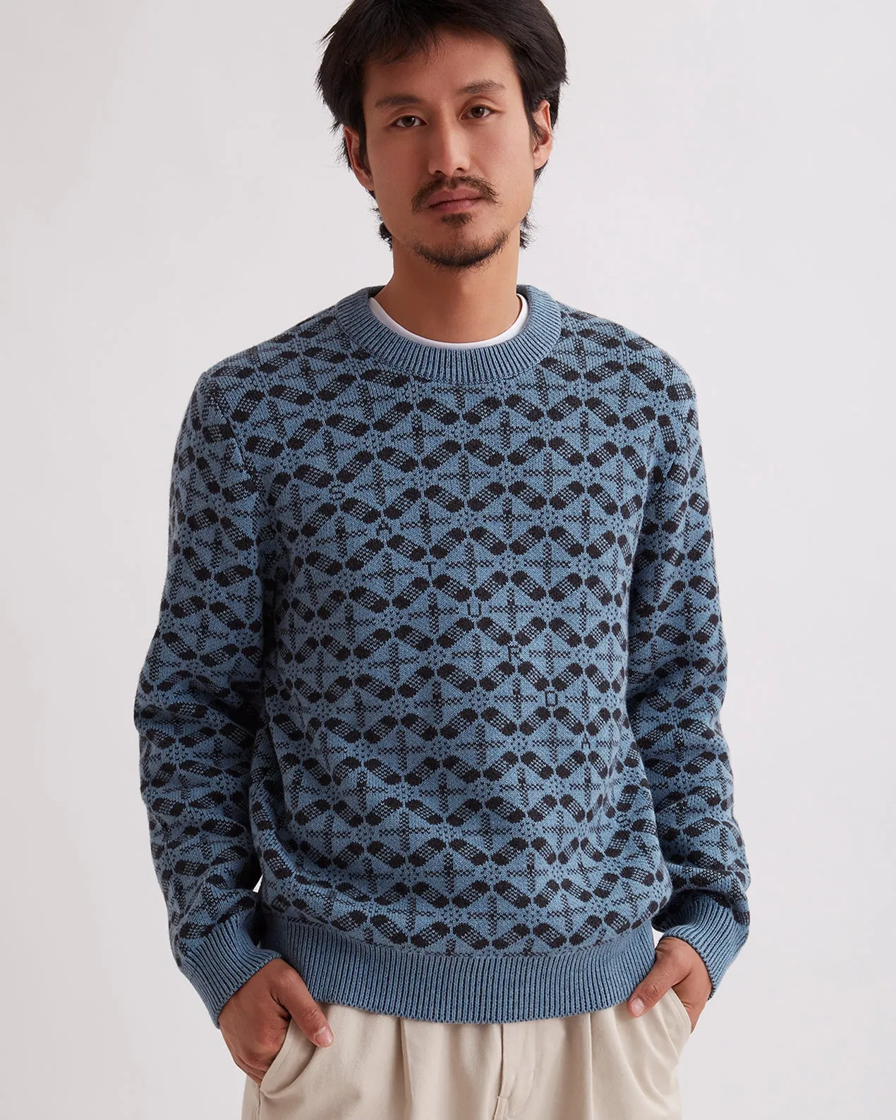 Greg Blockprint Sweater sold by Saturdays New York City product image thumbnail 3