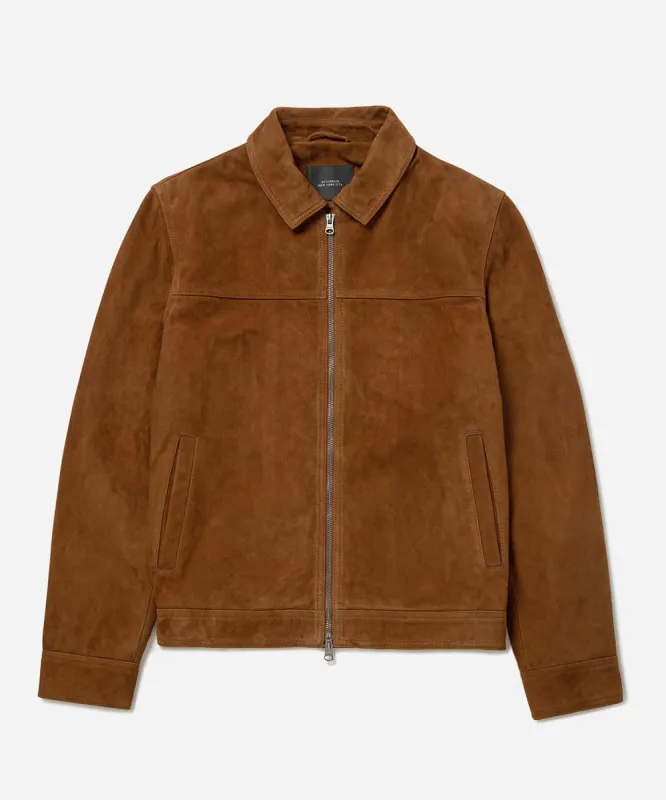 Harrison Suede Trucker Jacket sold by Saturdays New York City