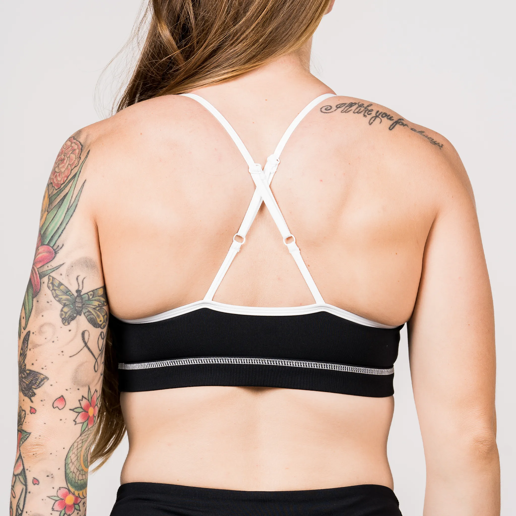 Sports Bra - Varsity - Black sold by Savage Barbell product image thumbnail 2
