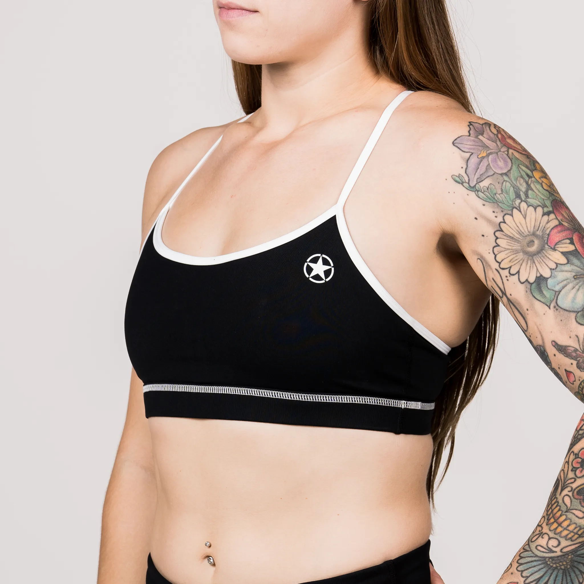 Sports Bra - Varsity - Black sold by Savage Barbell product image thumbnail 3