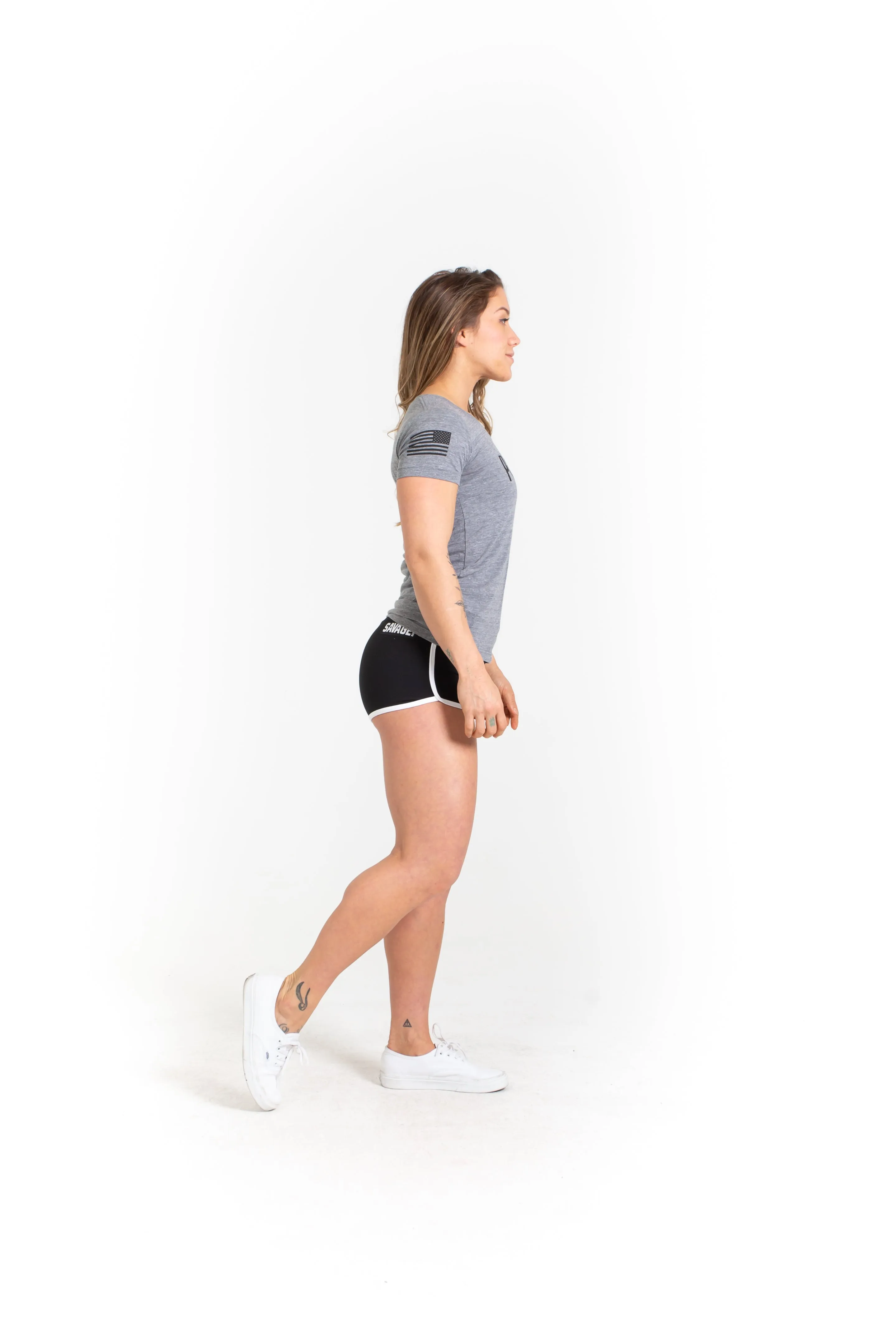 Women's T-Shirt - Pot Head - Gray sold by Savage Barbell product image thumbnail 4