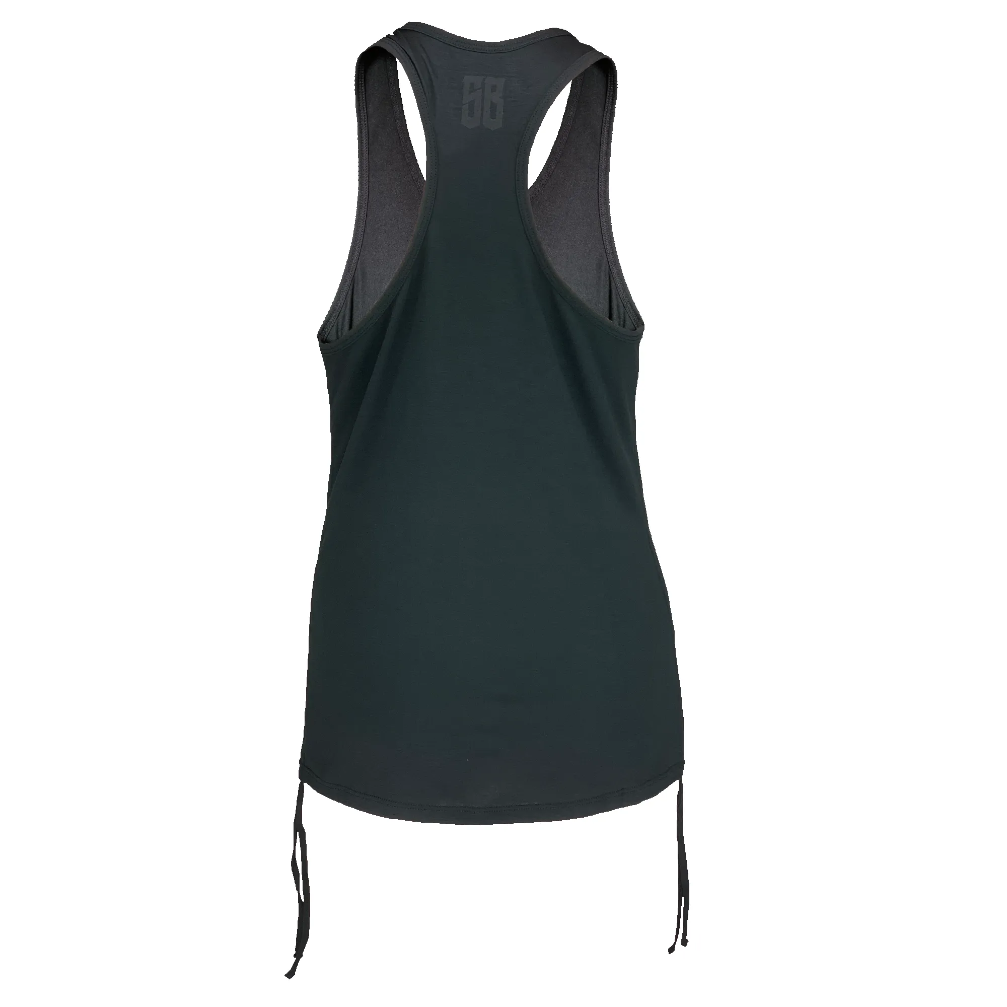 Women's Cinch Side-Tie Tank Top - Black sold by Savage Barbell product image thumbnail 2
