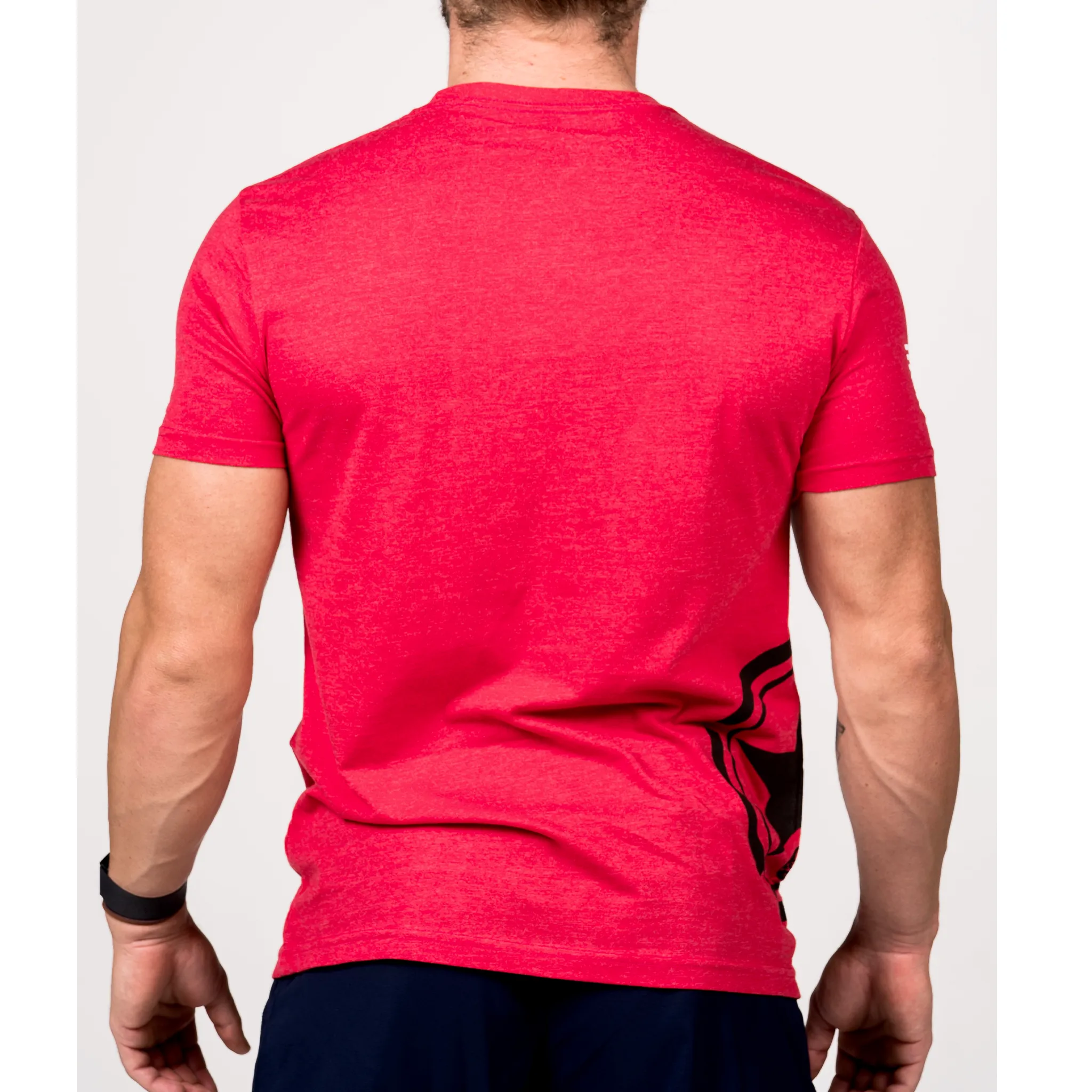 Men's T-shirt - Hip Star - Red sold by Savage Barbell product image thumbnail 2