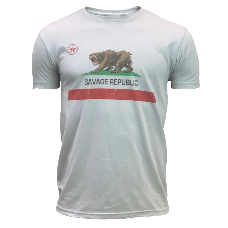 Men's T-Shirt - Savage Republic - Silk sold by Savage Barbell