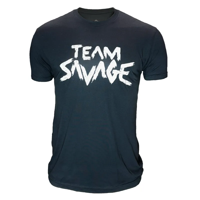 Men's T-shirt - Team Savage - Black sold by Savage Barbell