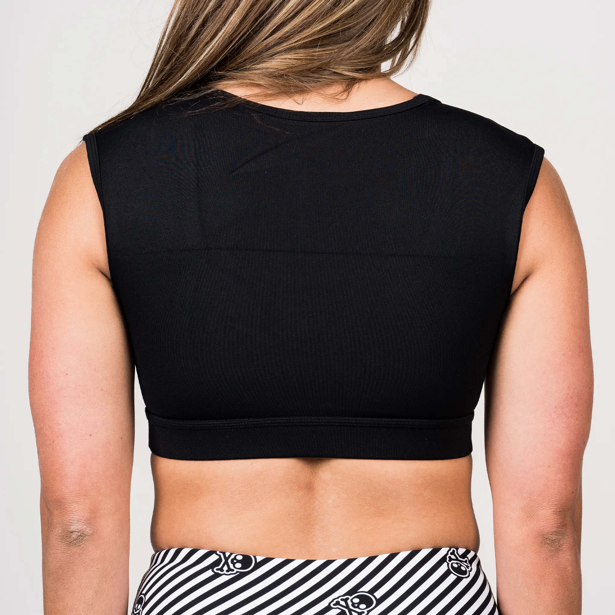 Sports Bra - Crop-Tee Sports Bra - Black sold by Savage Barbell product image thumbnail 2