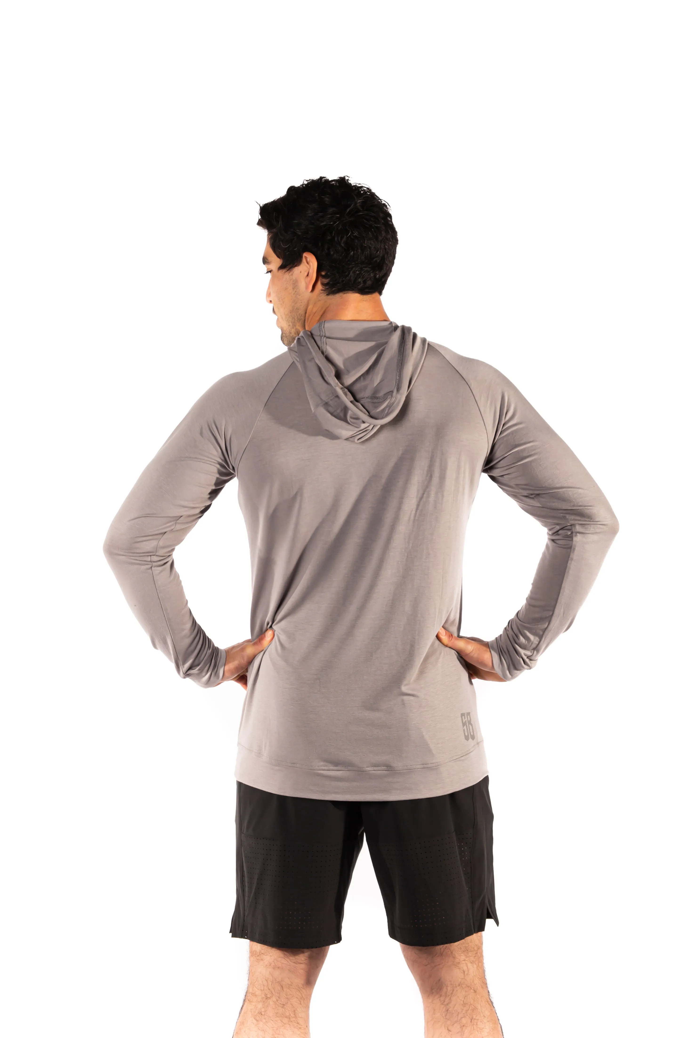 Men's Pull Over Tone Hoodie - Gray sold by Savage Barbell product image thumbnail 4