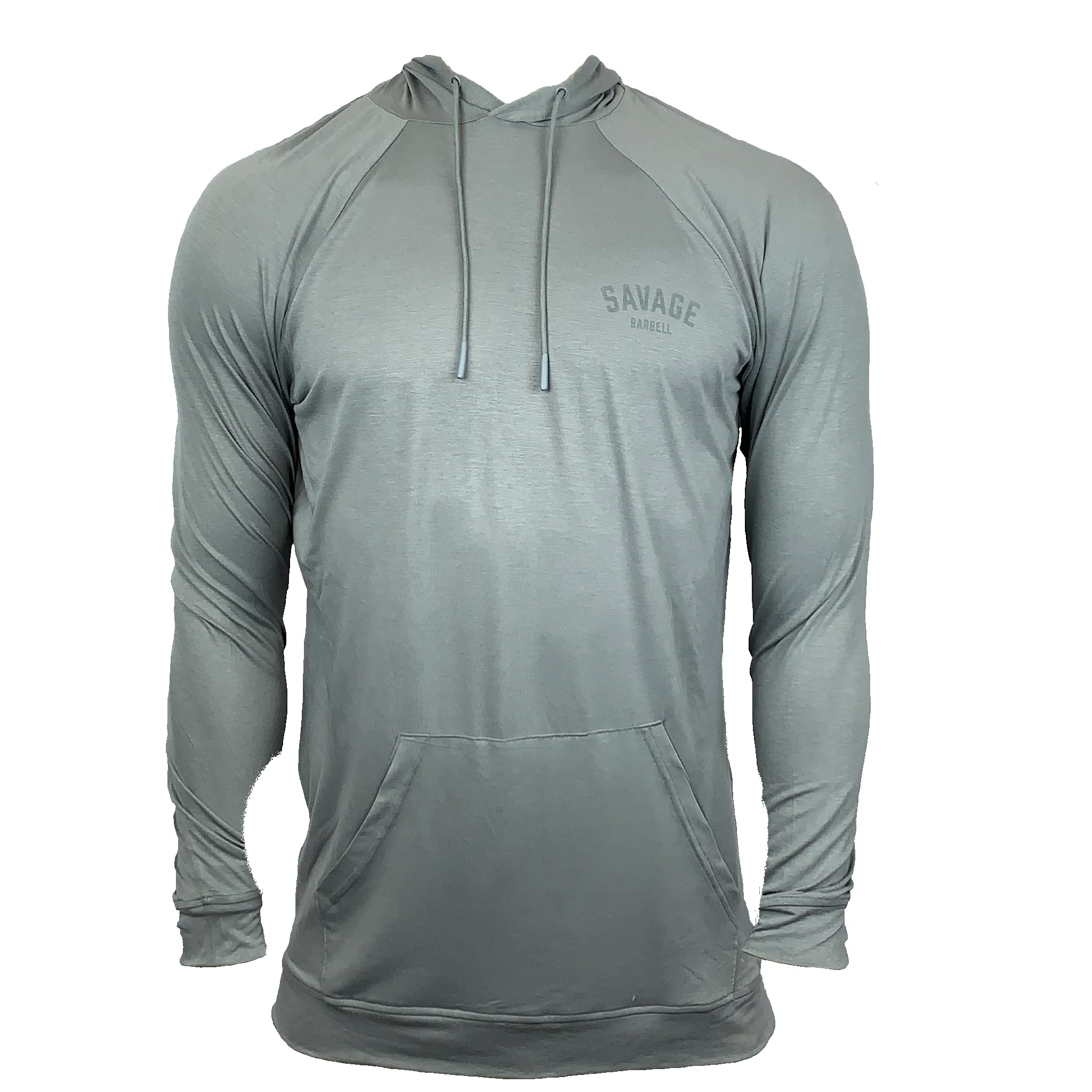 Men's Pull Over Tone Hoodie - Gray sold by Savage Barbell