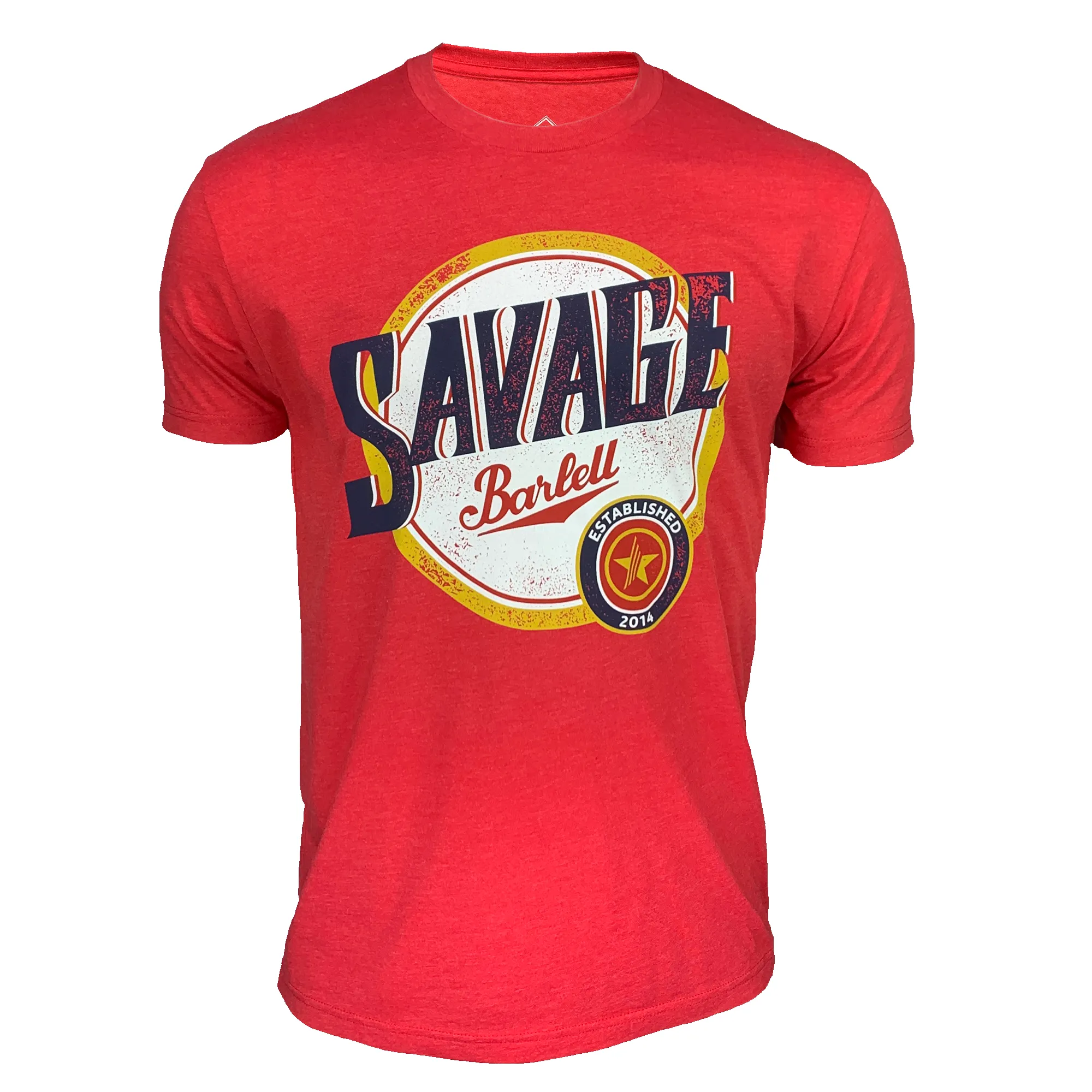 Men's T-Shirt - Savage Time - Red sold by Savage Barbell product image thumbnail 3