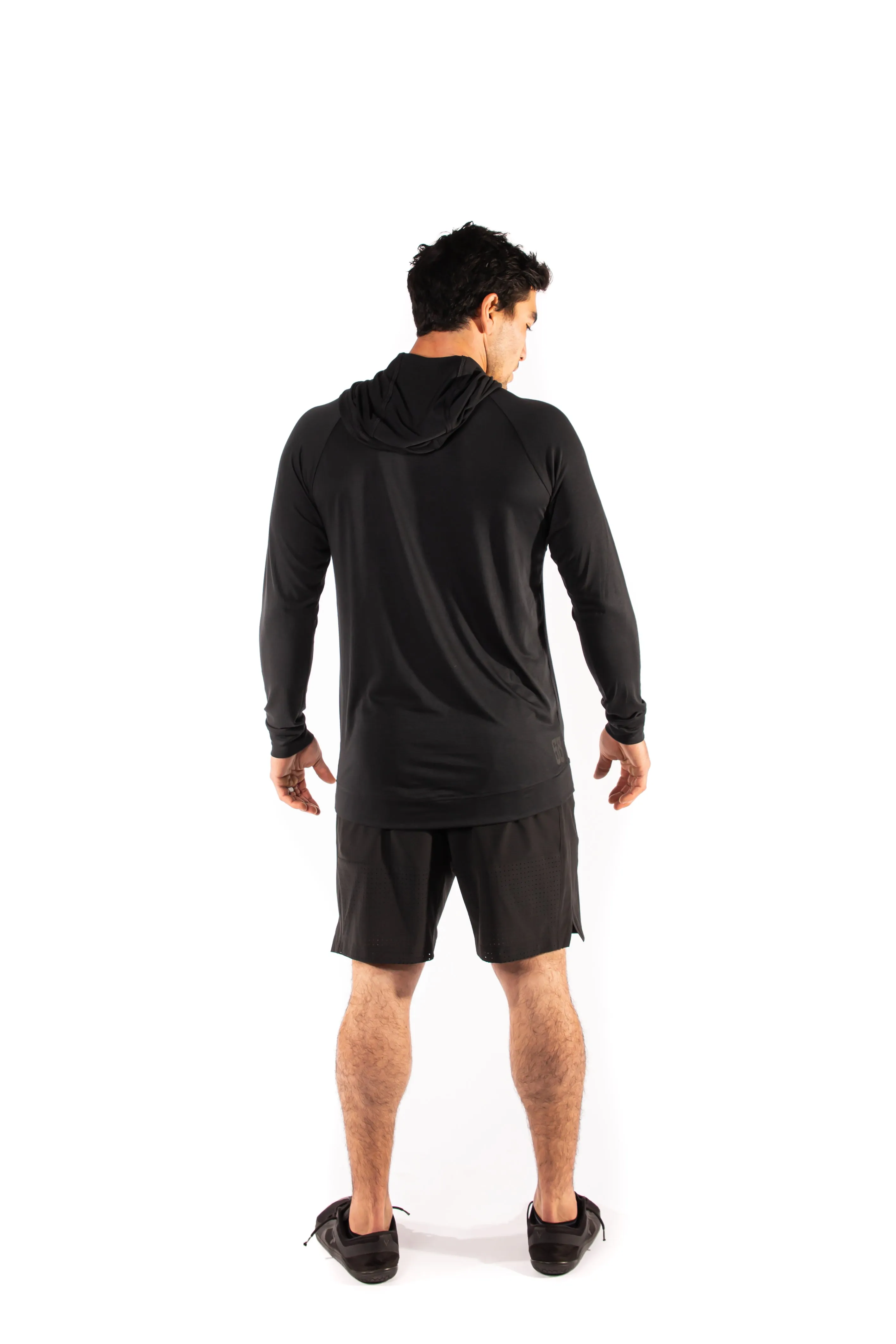 Men's Pull Over Tone Hoodie - Black sold by Savage Barbell product image thumbnail 4