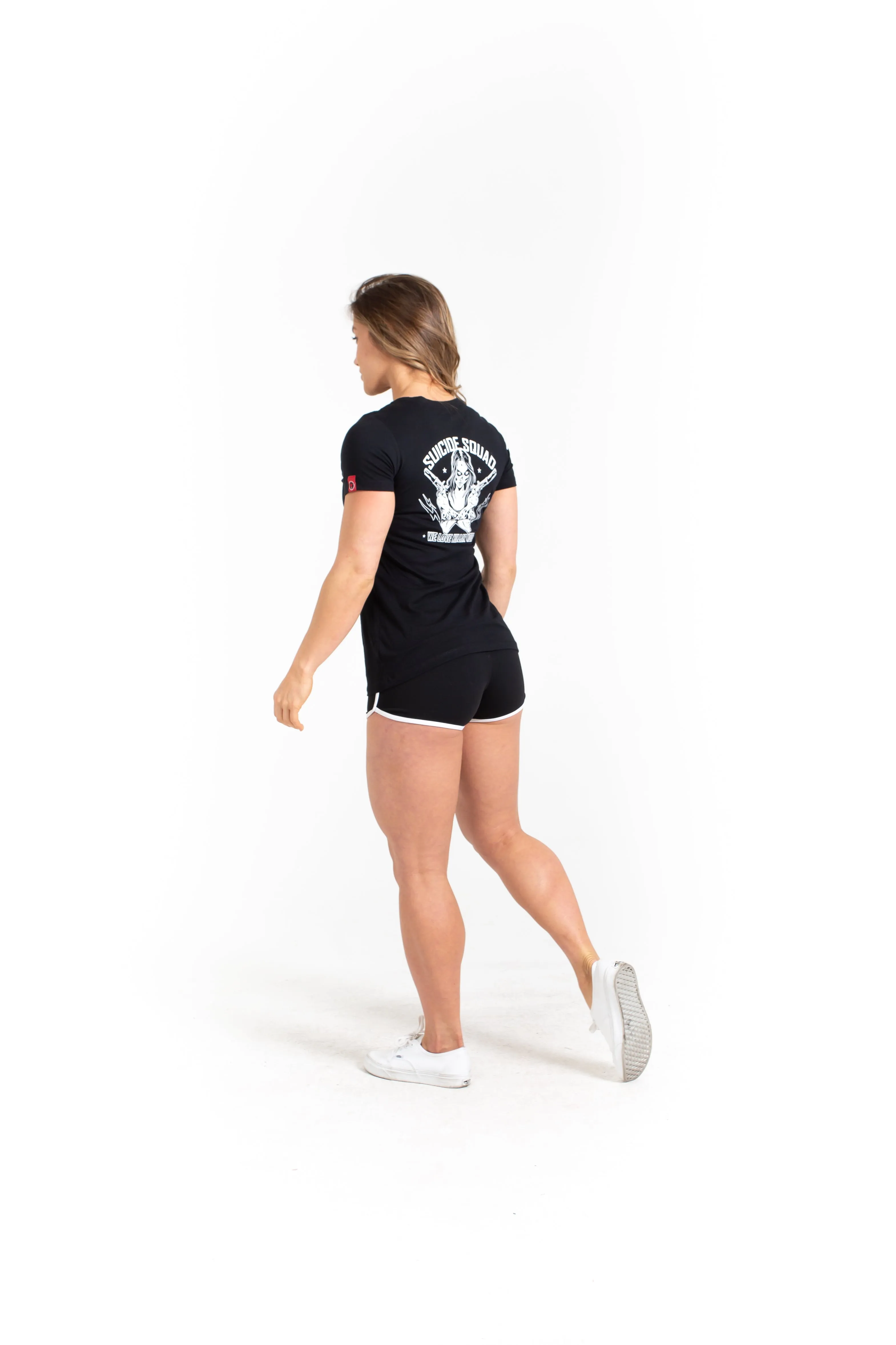 Women's T-Shirt - Suicide Squad - Black sold by Savage Barbell product image thumbnail 5