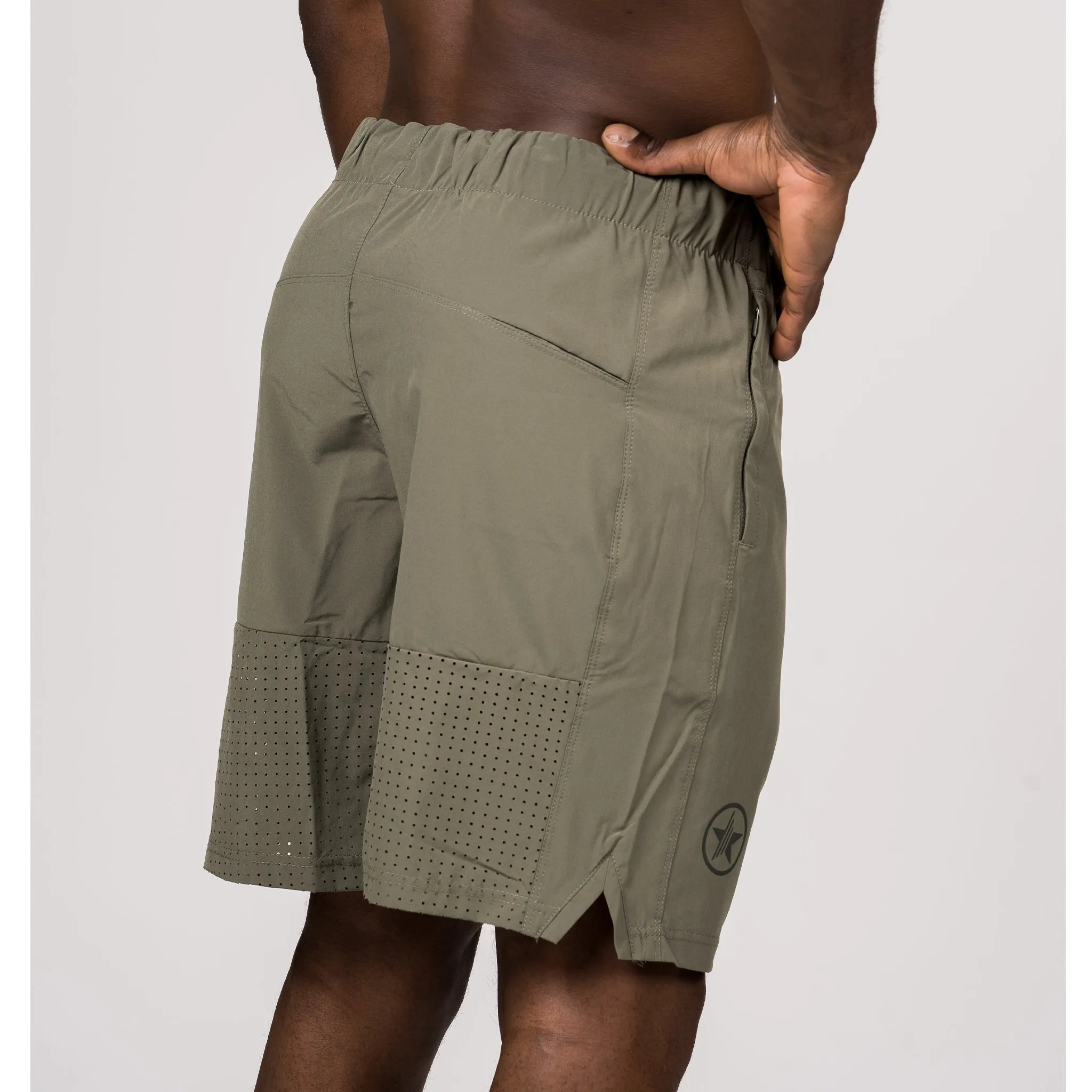 Men's Shorts - Competition 2.0 - Dusty Olive sold by Savage Barbell product image thumbnail 3