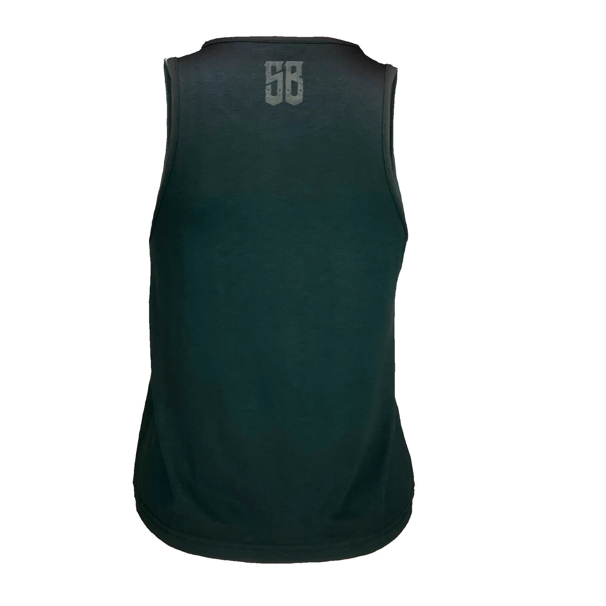 Women's Crop Racerback Tank - Black sold by Savage Barbell product image thumbnail 2
