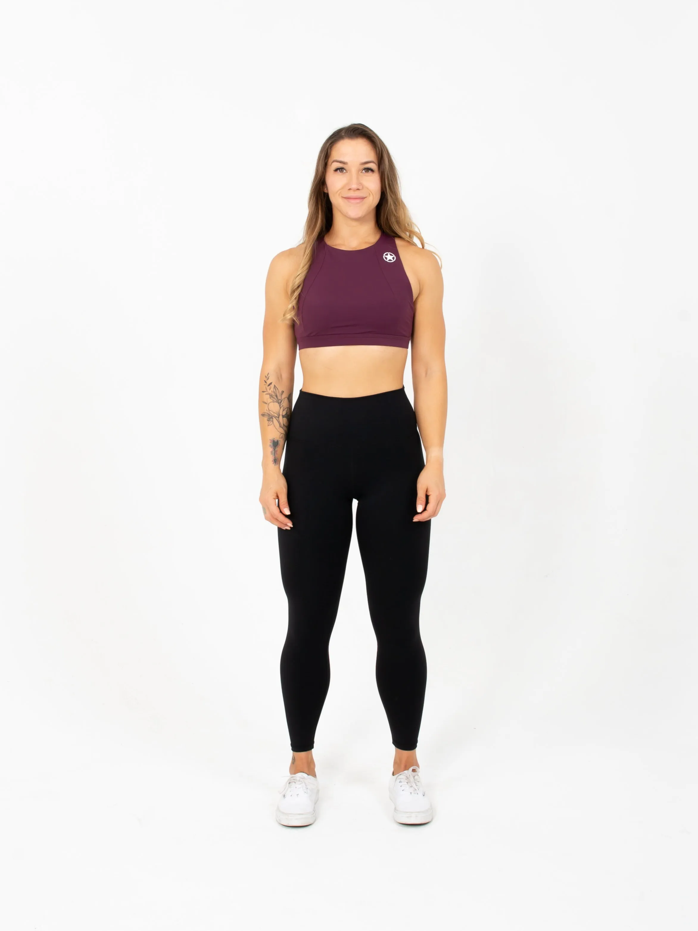 Leggings - High Waist Ankle Length-Black sold by Savage Barbell product image thumbnail 3