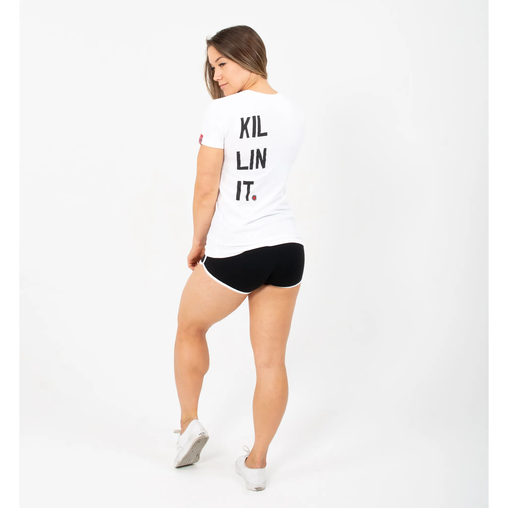 Women's T-Shirt - Killin' It - White sold by Savage Barbell product image thumbnail 5