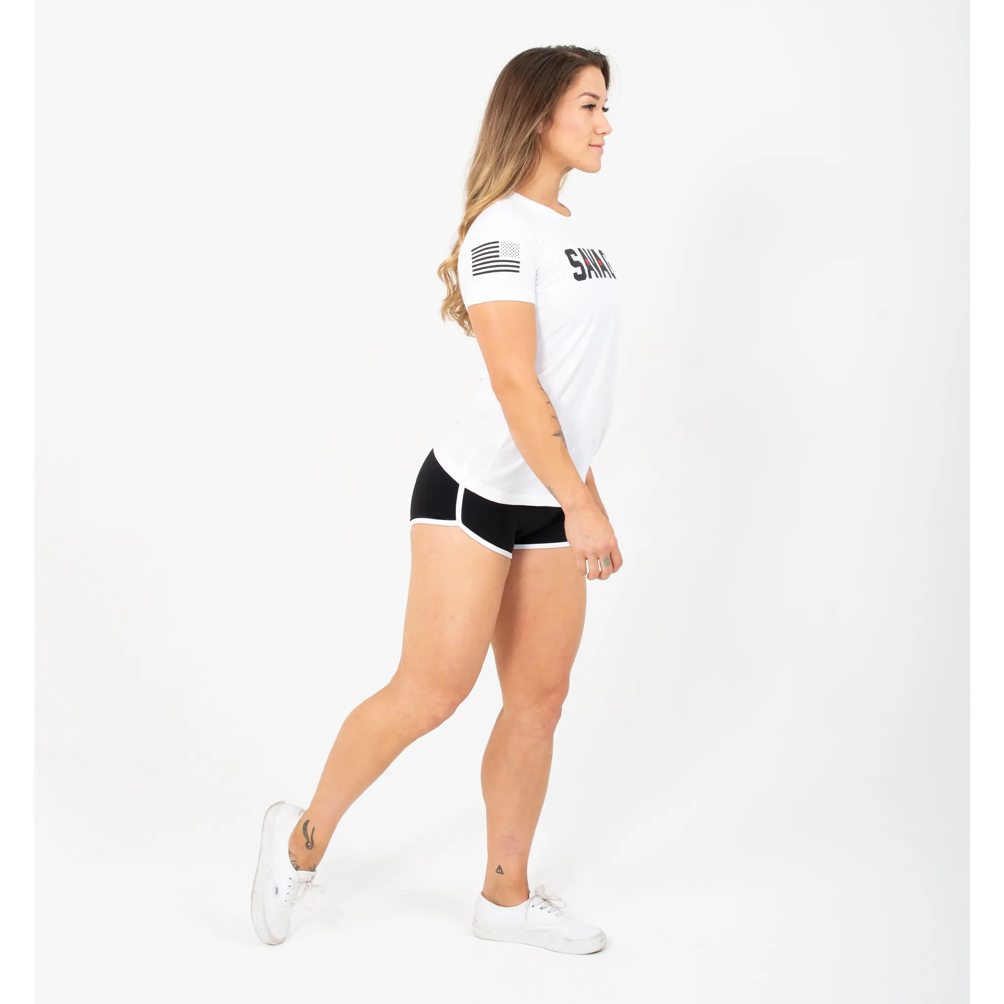 Women's T-Shirt - Killin' It - White sold by Savage Barbell product image thumbnail 4