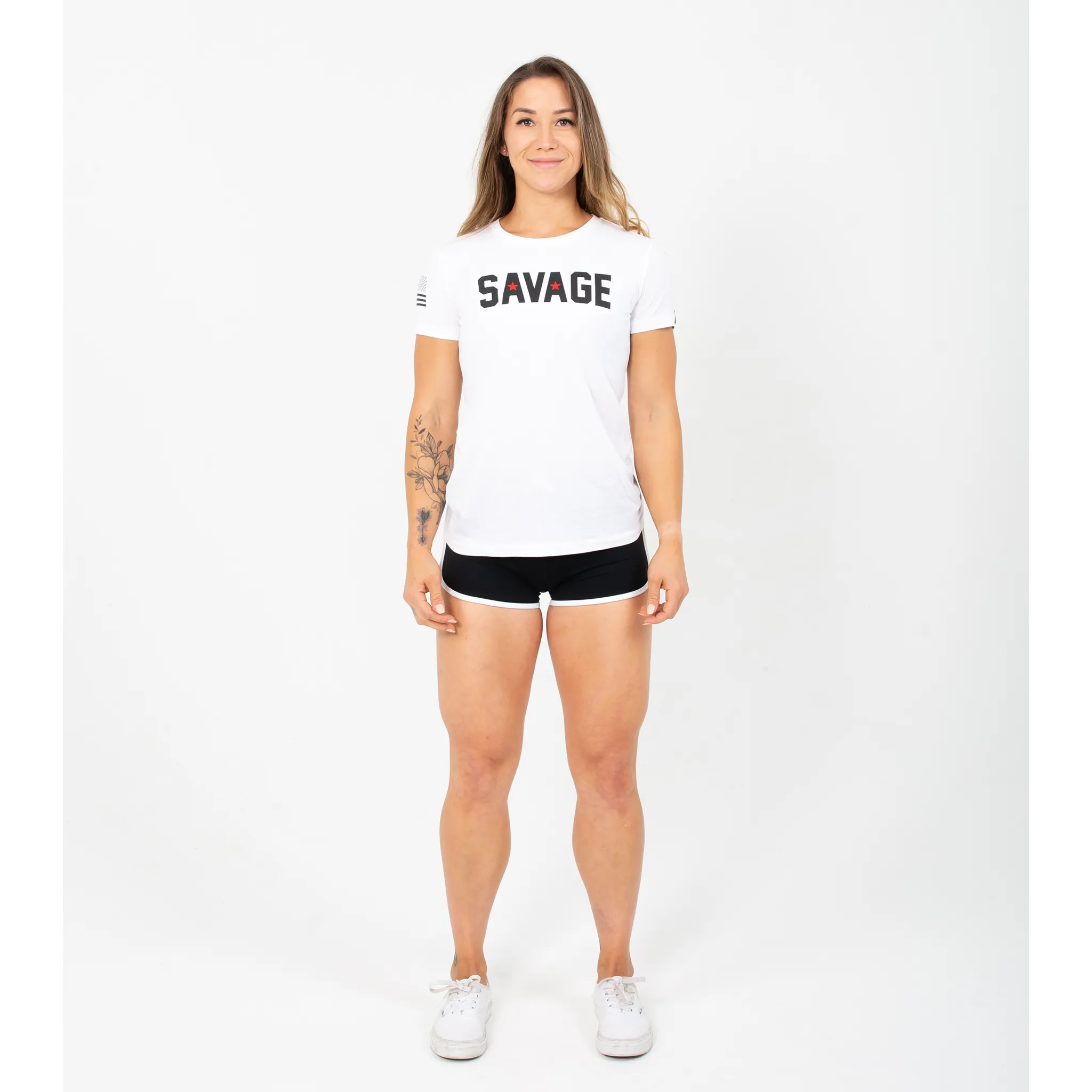 Women's T-Shirt - Killin' It - White sold by Savage Barbell product image thumbnail 3