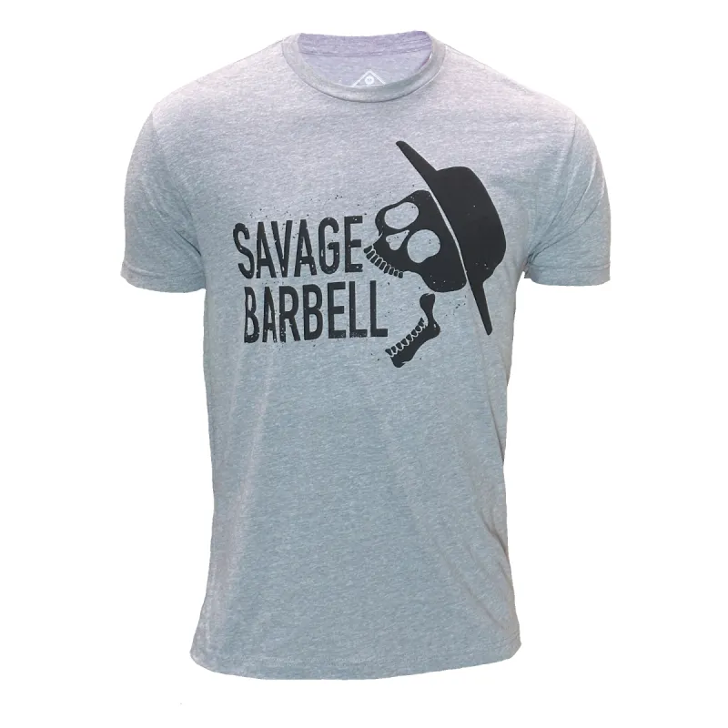 Men's T-Shirt - Good Times - Heather Grey sold by Savage Barbell