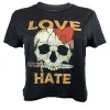 Women's Crop-T - Rest Day - Black sold by Savage Barbell
