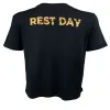 Women's Crop-T - Rest Day - Black sold by Savage Barbell