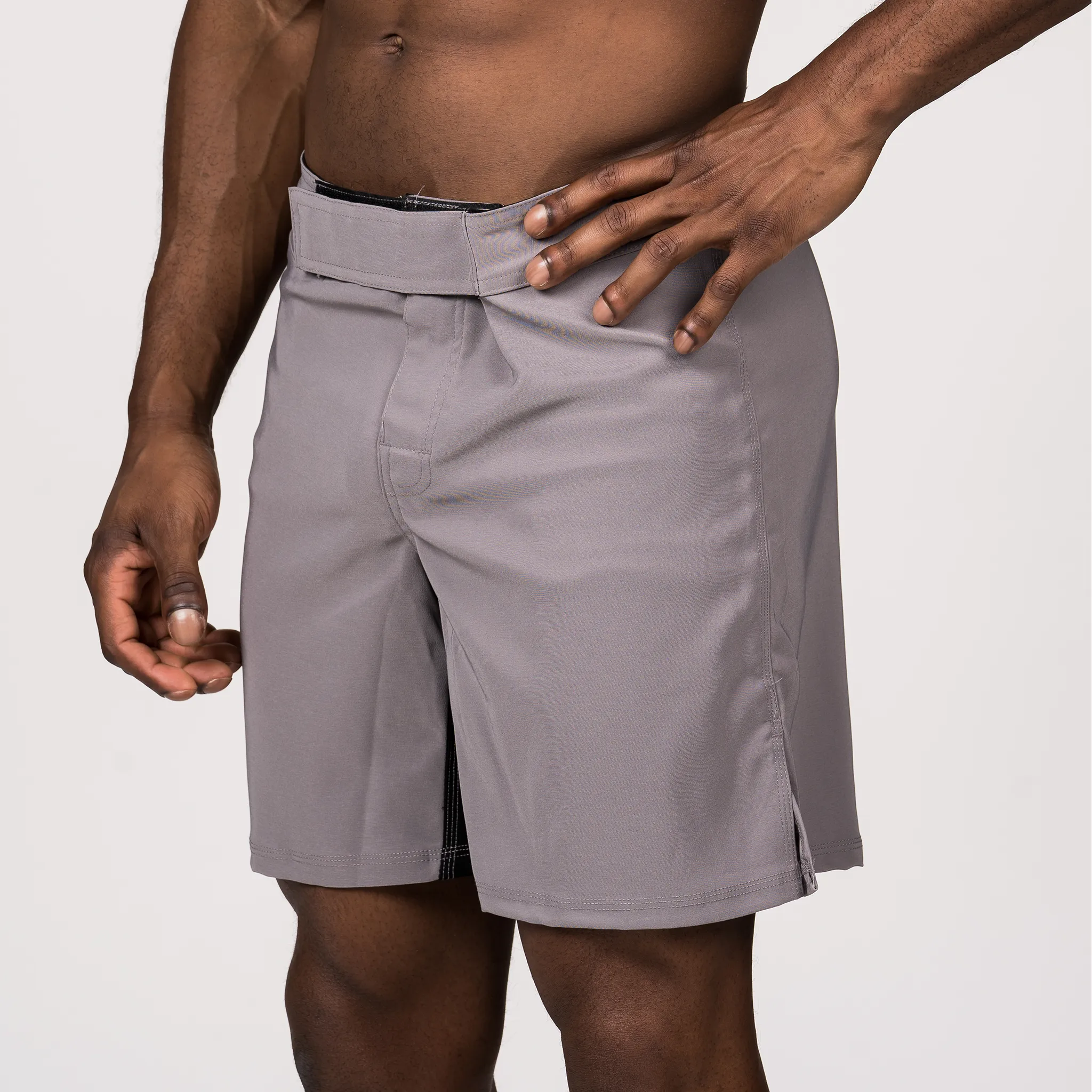Men's Shorts - Melee Fight Shorts - Gray sold by Savage Barbell product image thumbnail 3