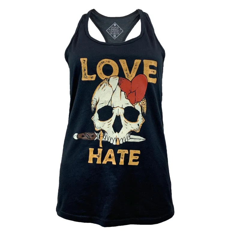 Women's Racerback Tank Top - Rest Day - Black sold by Savage Barbell