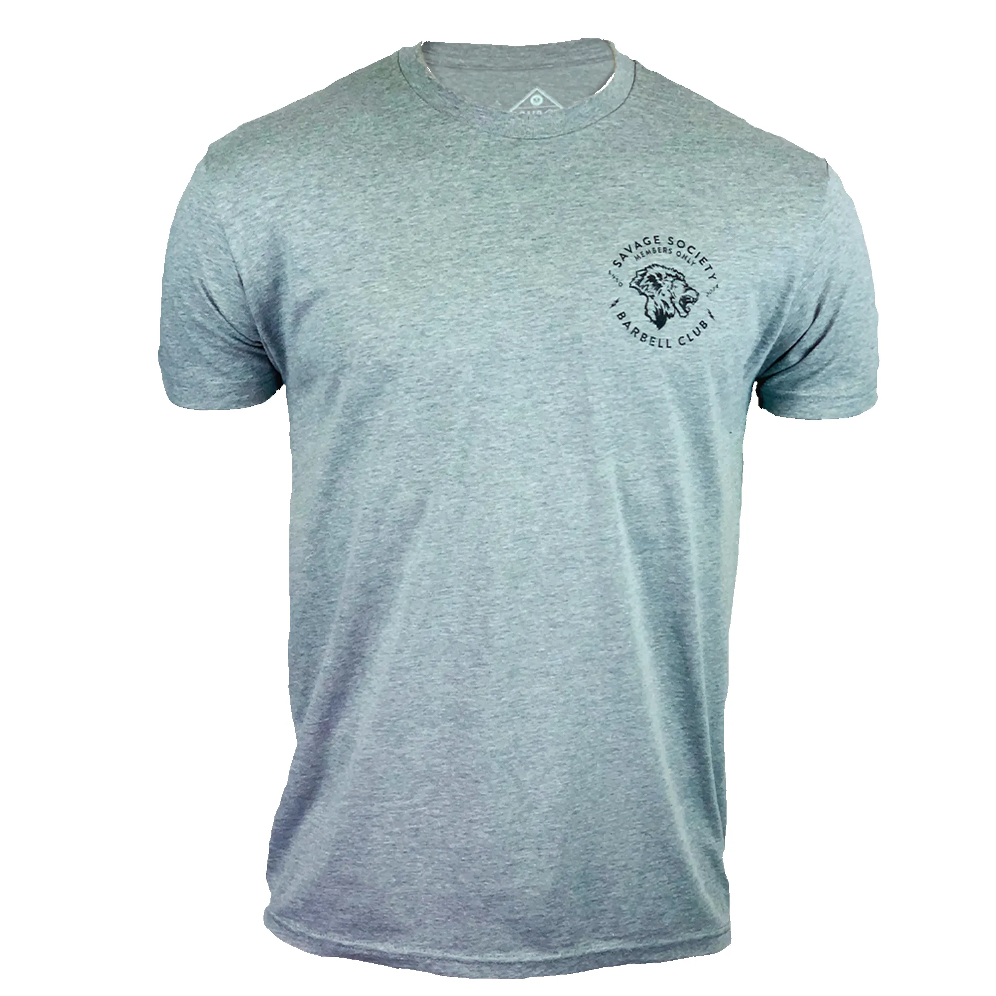 Men's T-Shirt - Savage Society - Grey sold by Savage Barbell product image thumbnail 3