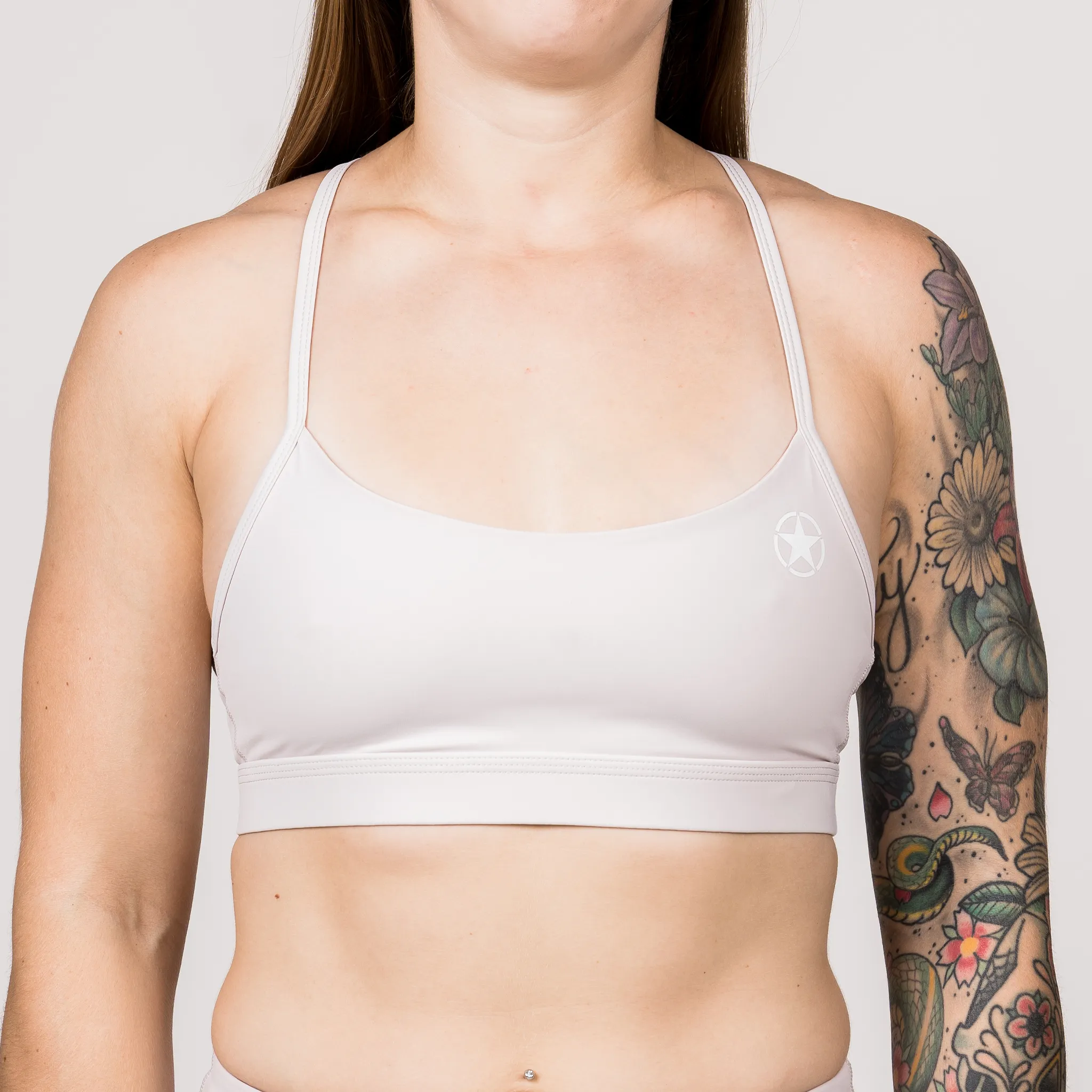 Sports Bra - 2-Strap Low-Cut - Clay sold by Savage Barbell