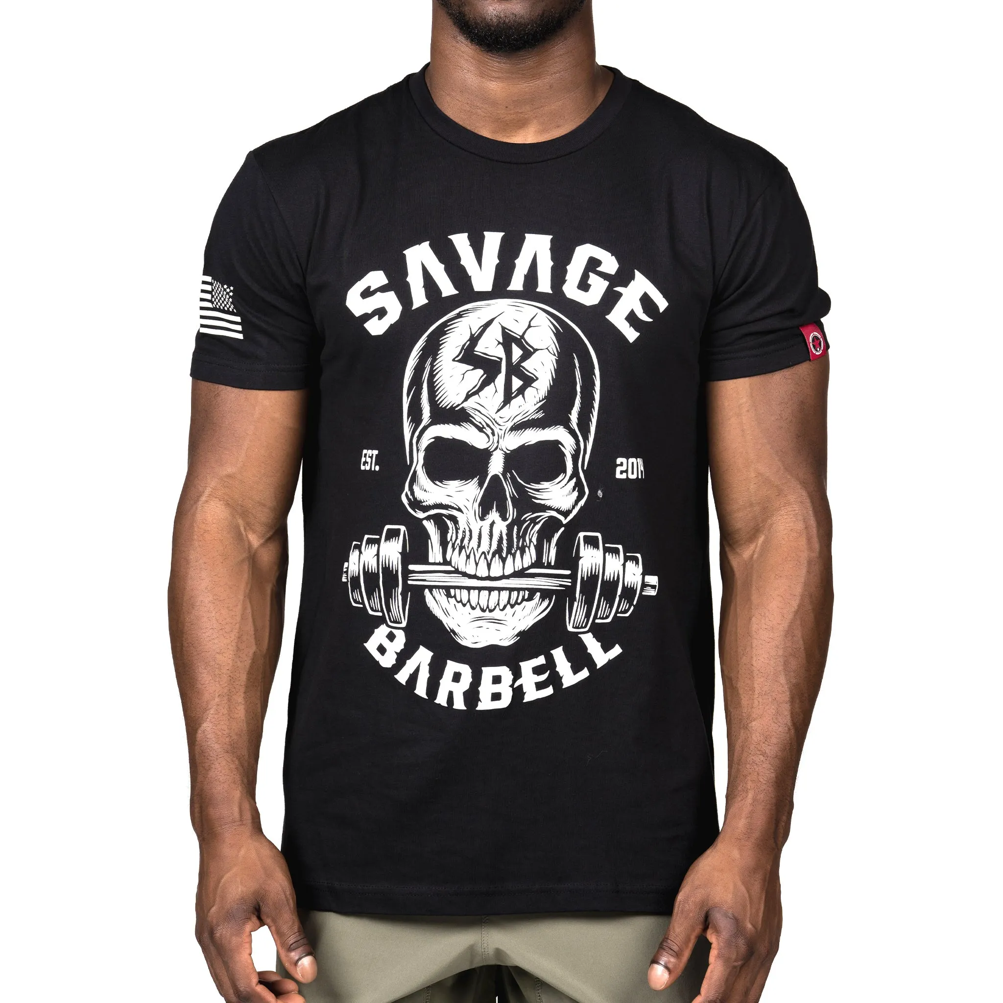 Men's T-Shirt - Bite Me - Black sold by Savage Barbell