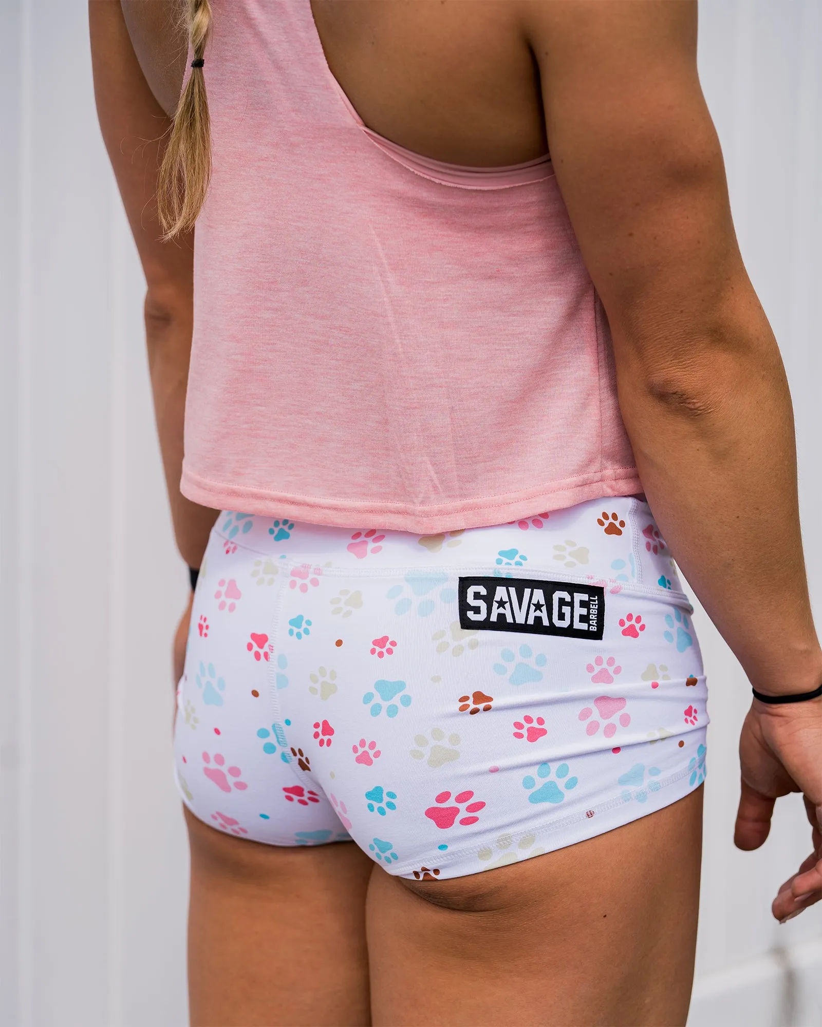 Women's Racerback Tank Top - Pink sold by Savage Barbell product image thumbnail 5