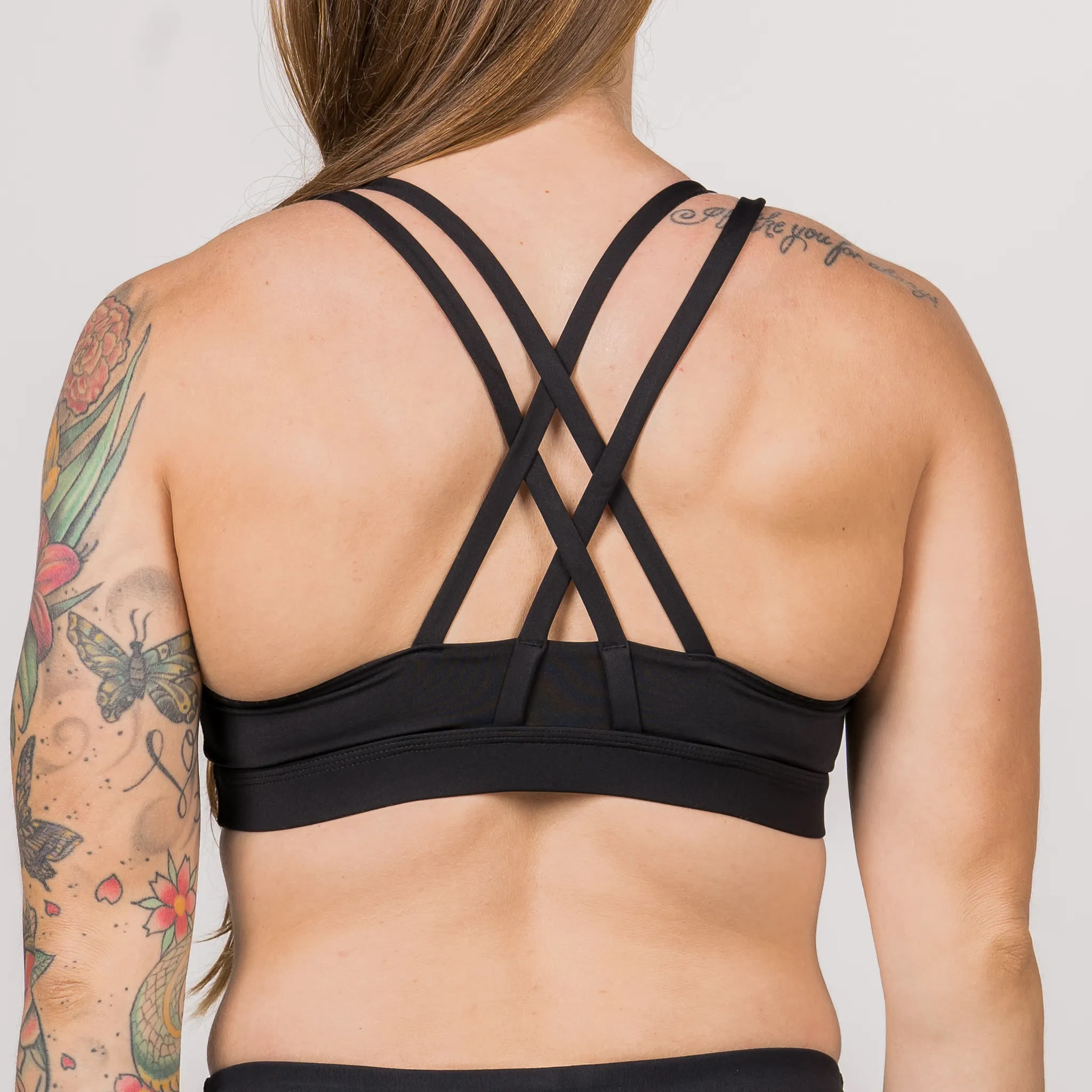 Sports Bra - 4-Strap Low-Cut - Black sold by Savage Barbell product image thumbnail 2