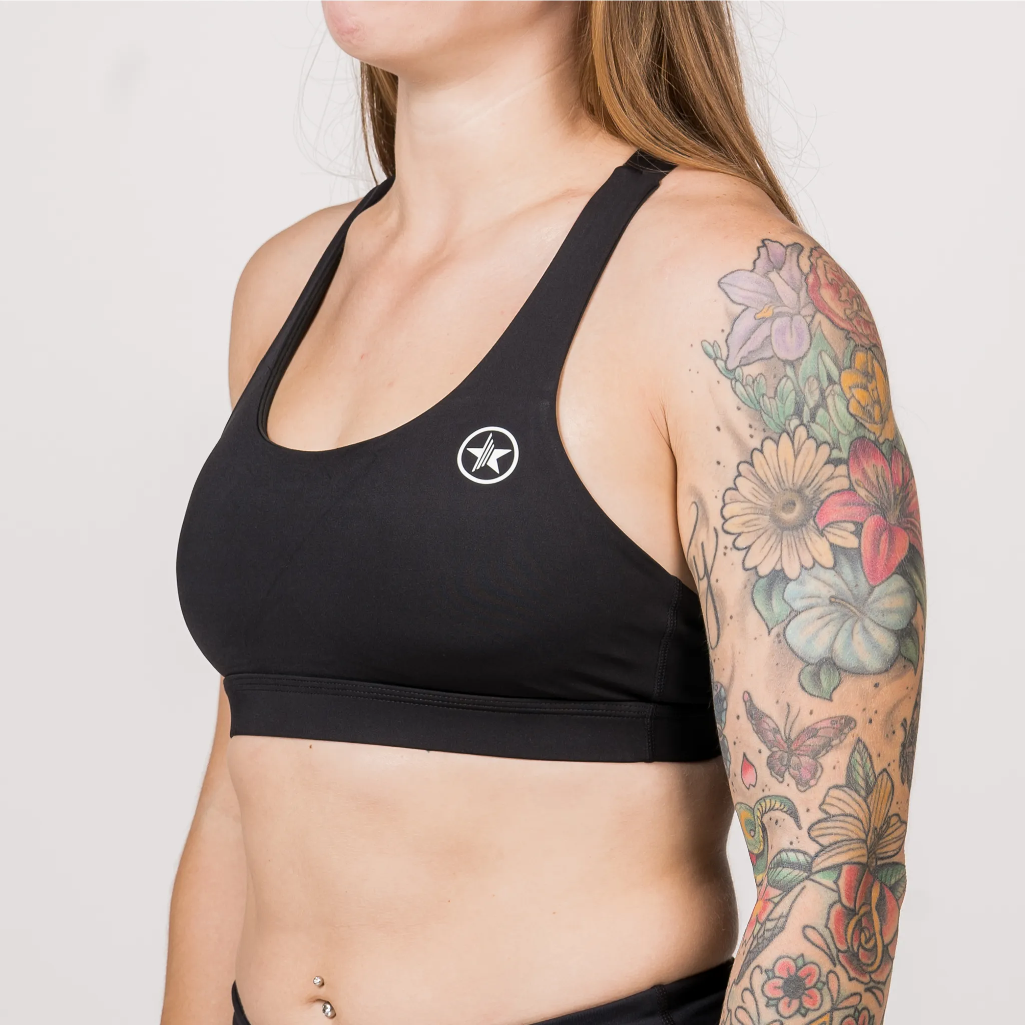 Sports Bra - 4-Strap Low-Cut - Black sold by Savage Barbell product image thumbnail 3