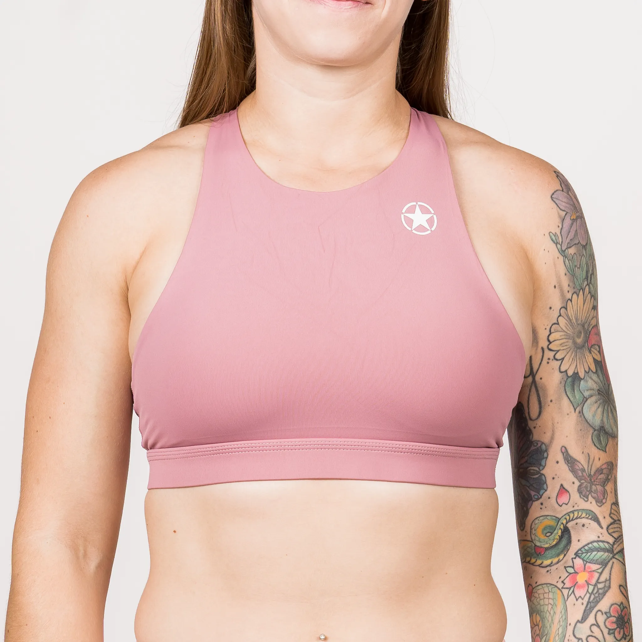 Sports Bra - 4-Strap High-Chest - Blossom sold by Savage Barbell