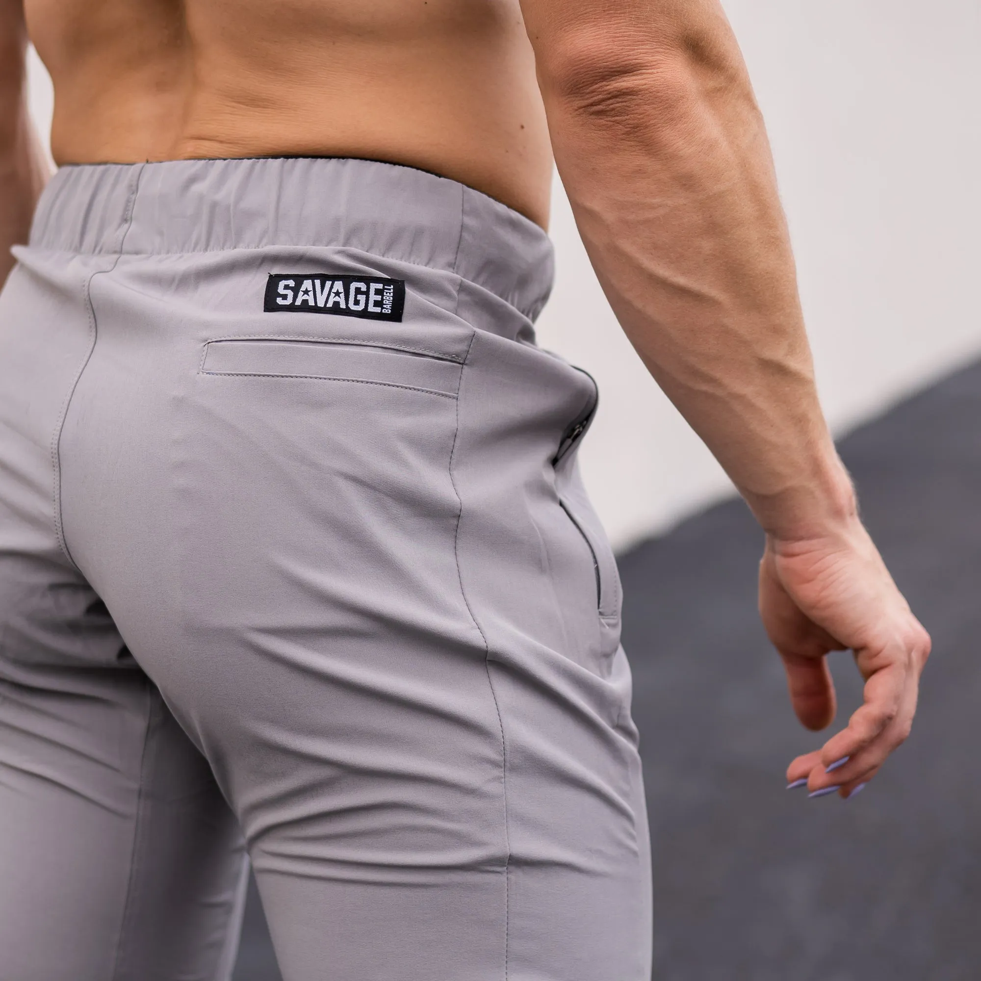 Women's Joggers - Steel Gray sold by Savage Barbell product image thumbnail 5