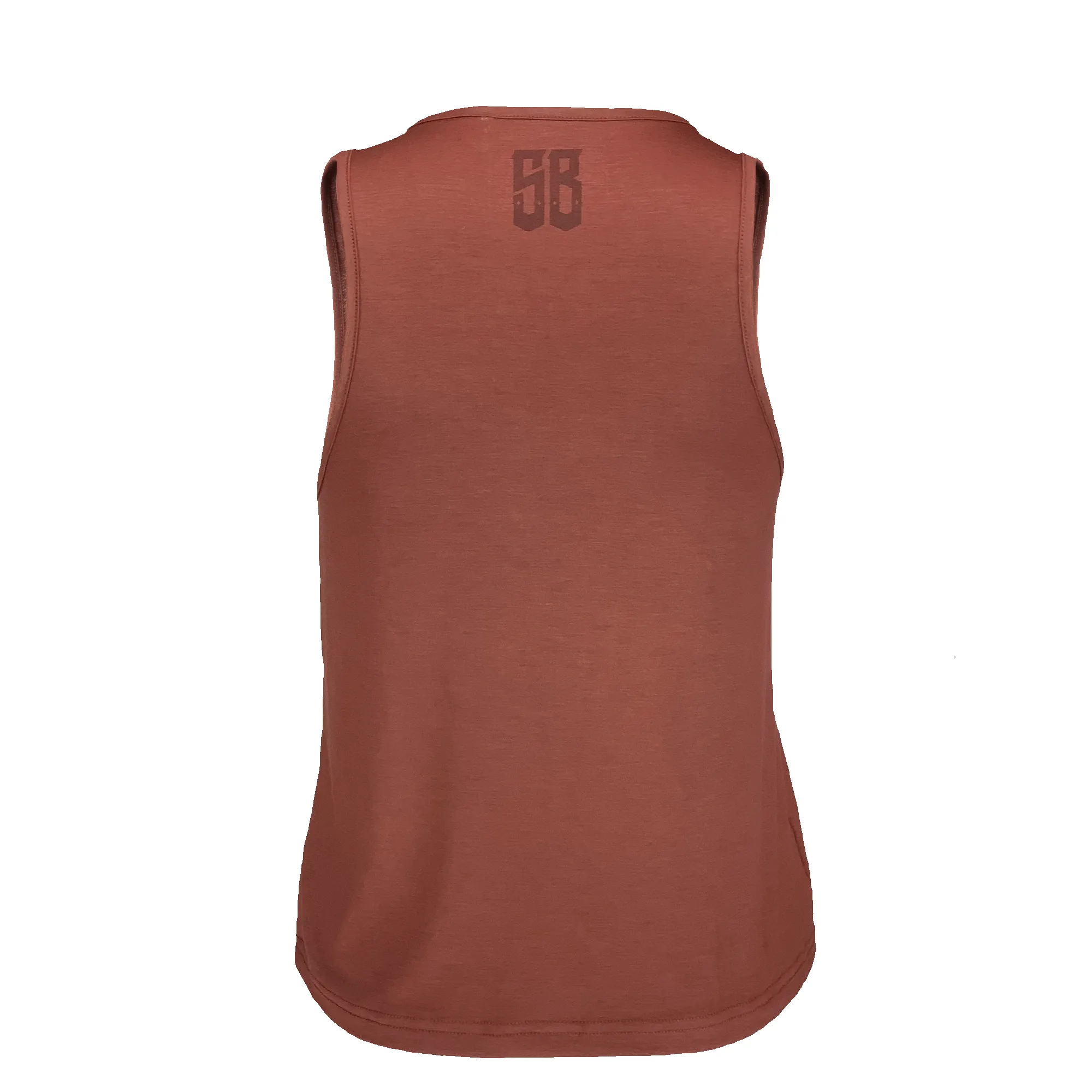 Women's Crop Racerback Tank - Vintage Brick sold by Savage Barbell product image thumbnail 2