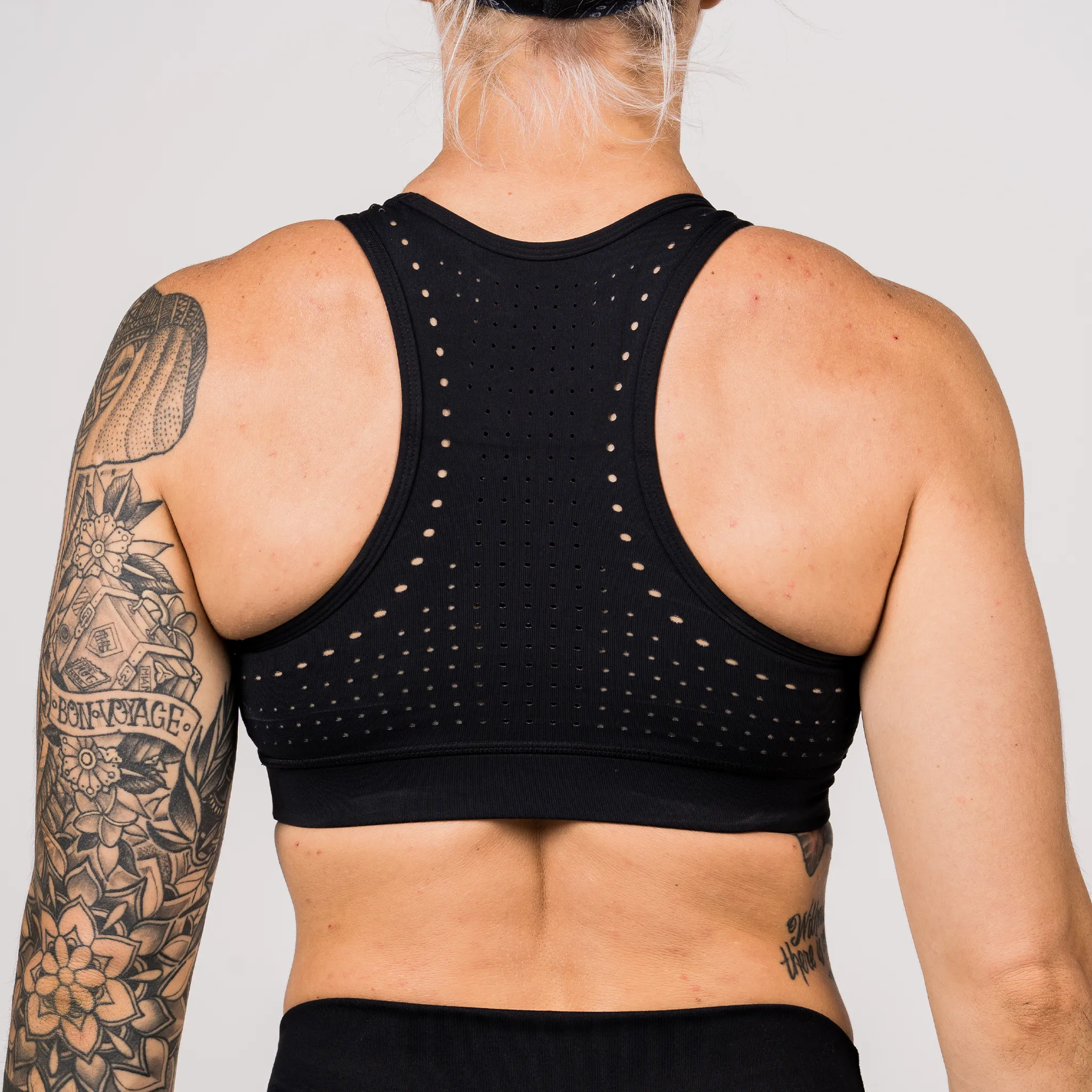 Sports Bra - Laser Back - Black sold by Savage Barbell product image thumbnail 2
