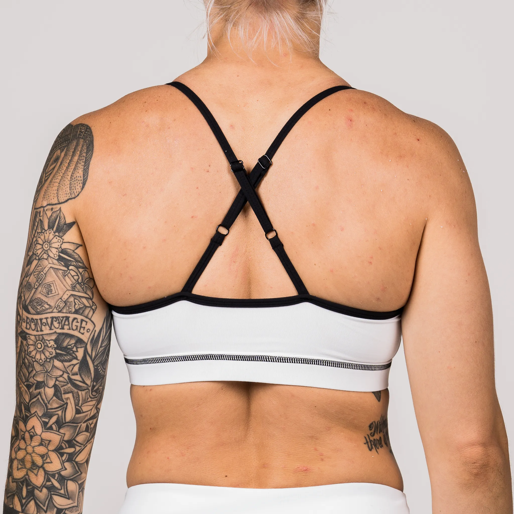 Sports Bra - Varsity - White sold by Savage Barbell product image thumbnail 2