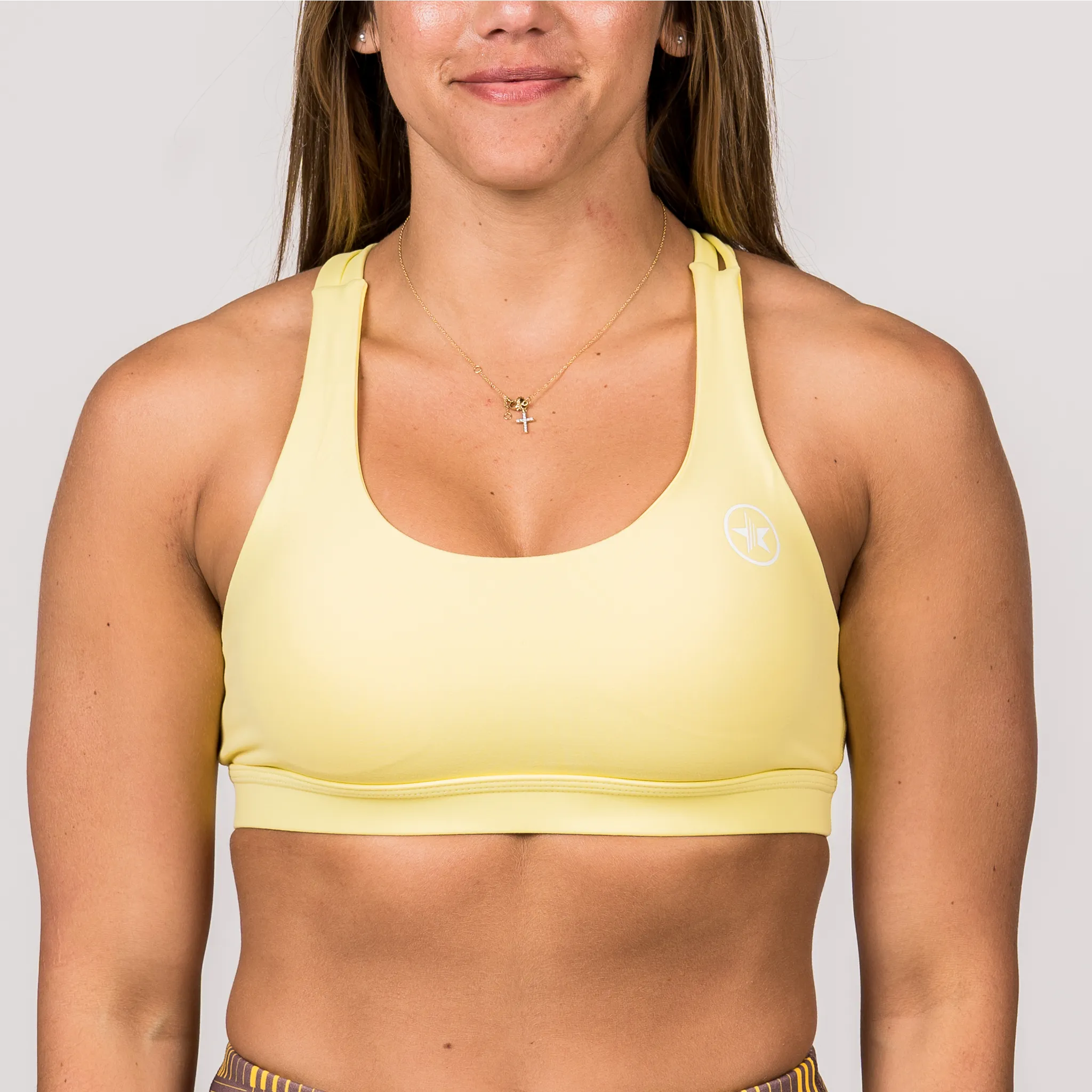 Sports Bra - 4-Strap Low-Cut - Daffodil sold by Savage Barbell