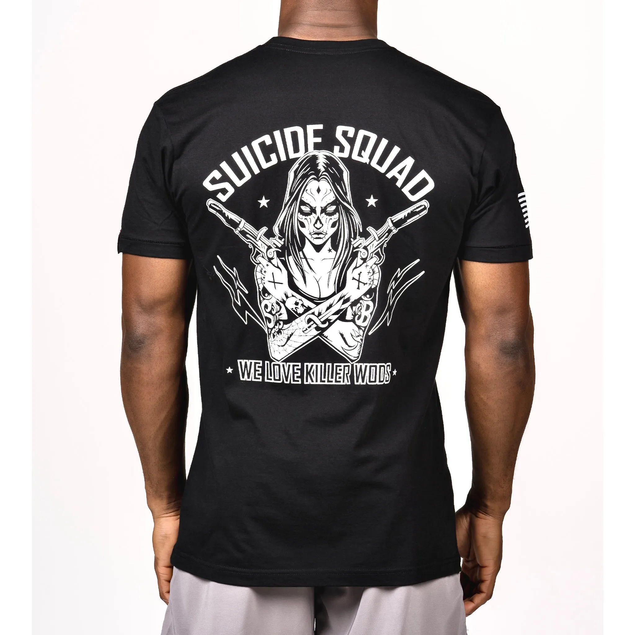 Men's T-shirt - Suicide Squad - Black sold by Savage Barbell product image thumbnail 2