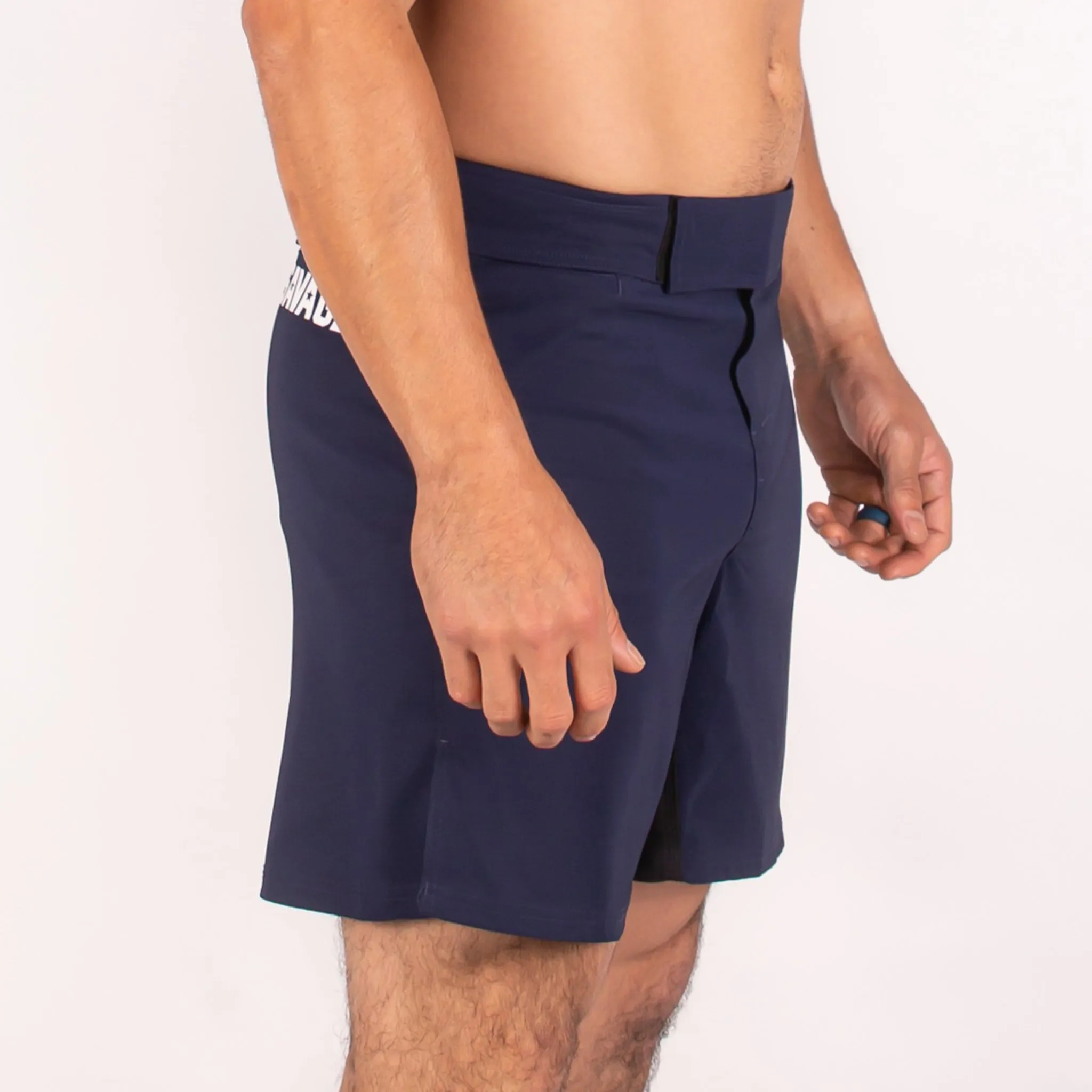 Men's Shorts - Melee Fight Shorts - Navy sold by Savage Barbell product image thumbnail 3