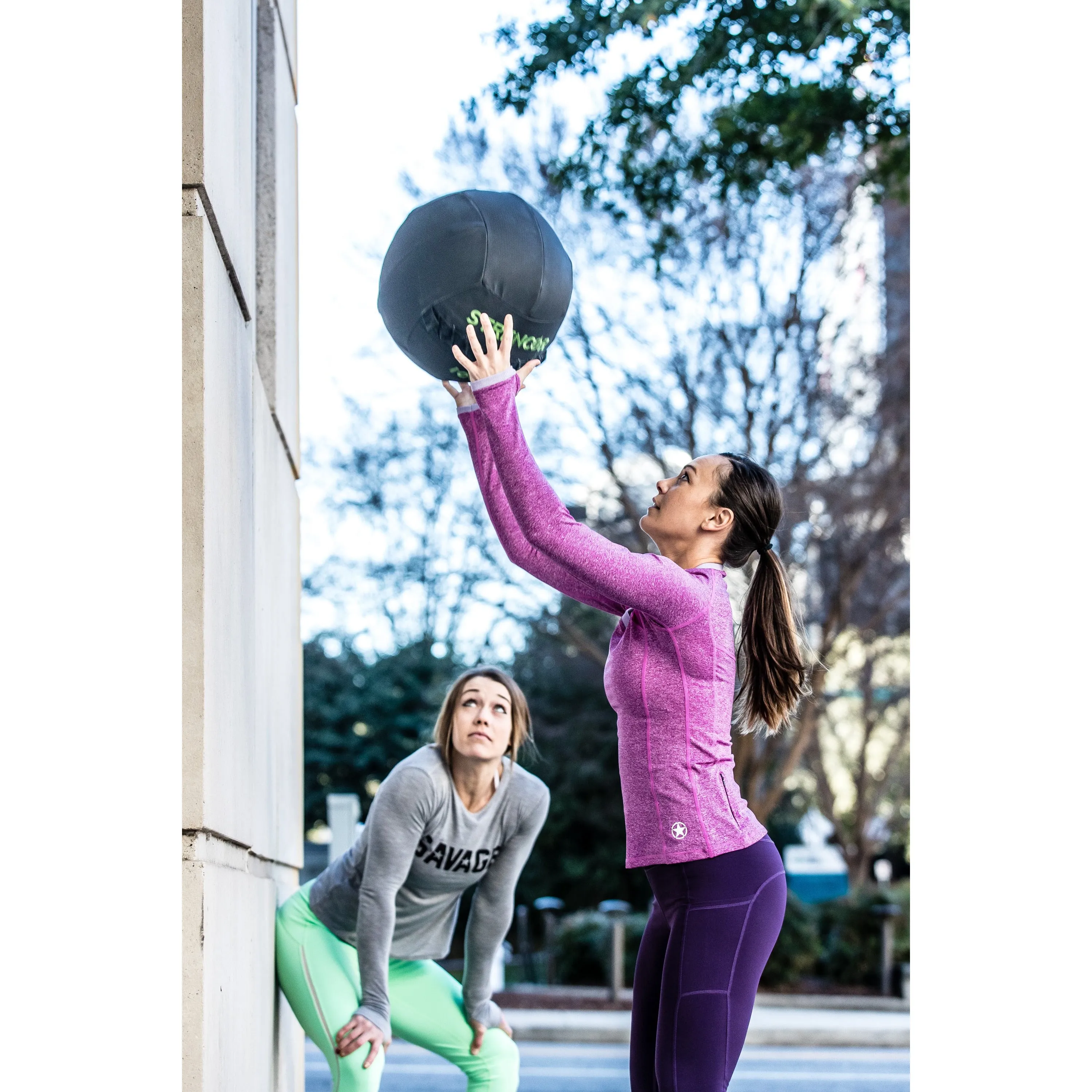 Long Sleeve Active Top - Lilac sold by Savage Barbell product image thumbnail 3