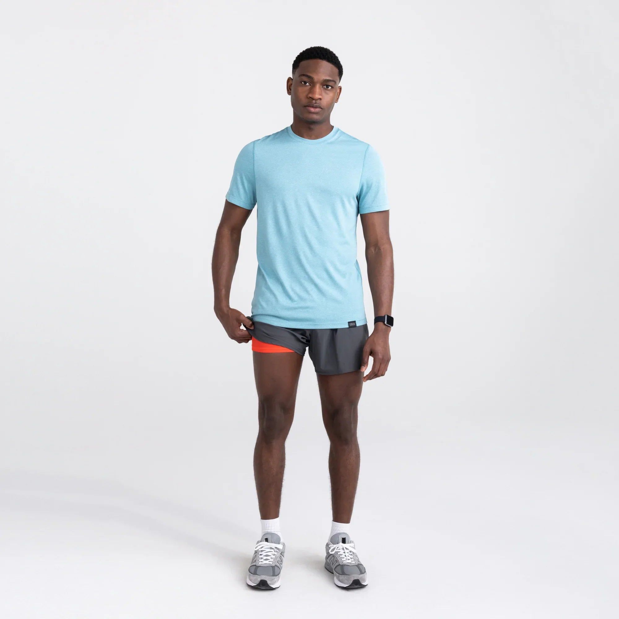 Hightail 2N1 Shorts 5" - Graphite sold by SAXX Underwear product image thumbnail 6