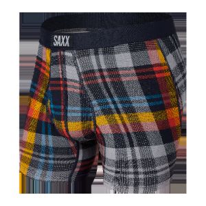Ultra Boxer Brief - Multi Free Fall Plaid sold by SAXX Underwear