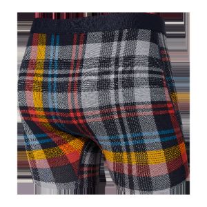 Ultra Boxer Brief - Multi Free Fall Plaid sold by SAXX Underwear