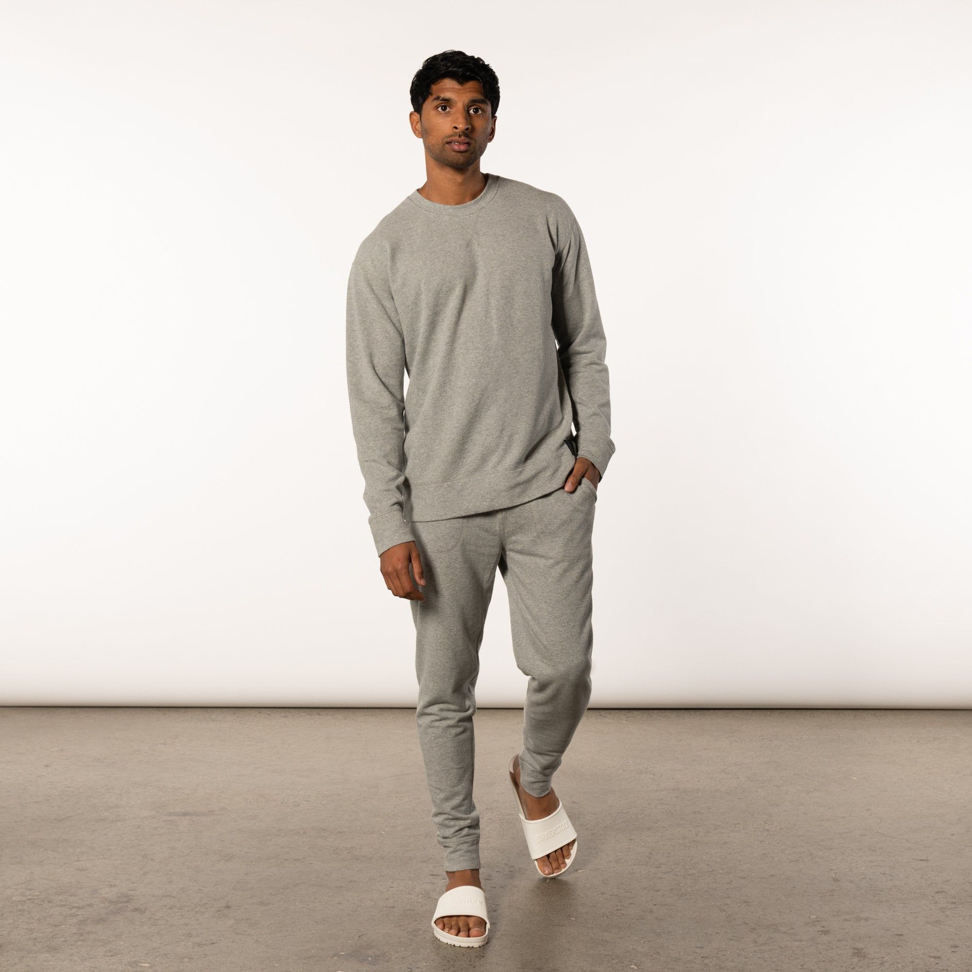 3Six Five LS Crew - Ash Grey Heather sold by SAXX Underwear product image thumbnail 3