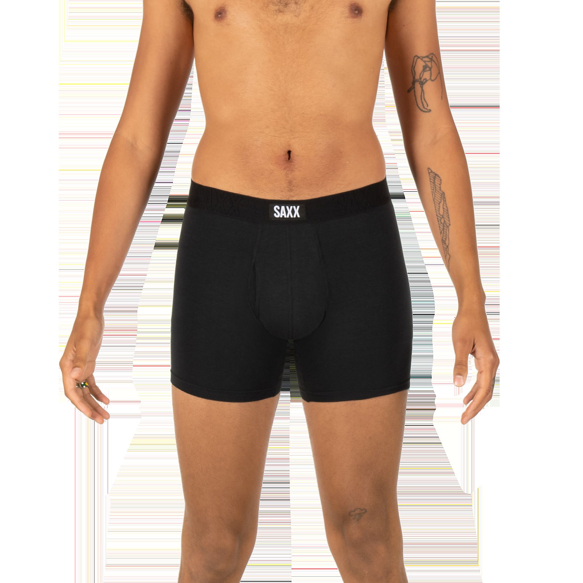 Undercover Cotton Boxer Brief - Black sold by SAXX Underwear product image thumbnail 3