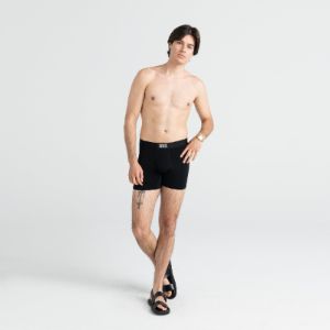 Ultra Boxer Brief - Black/Black sold by SAXX Underwear