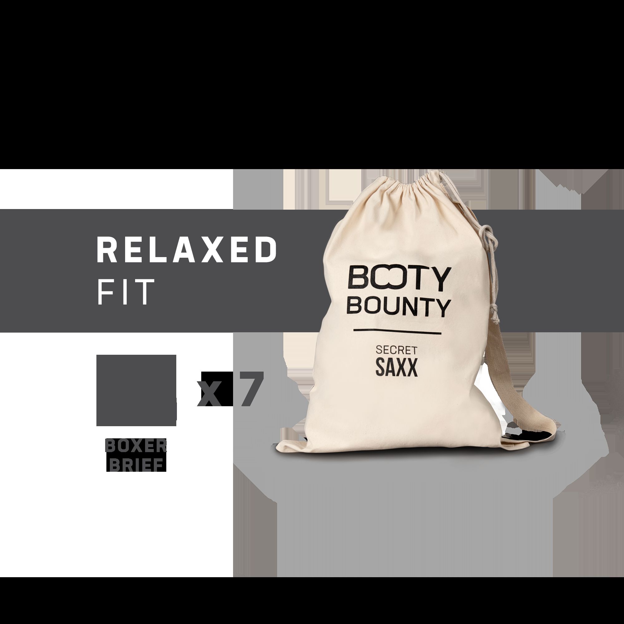 Secret SAXX Boxer Brief 7 Pack - Relaxed sold by SAXX Underwear